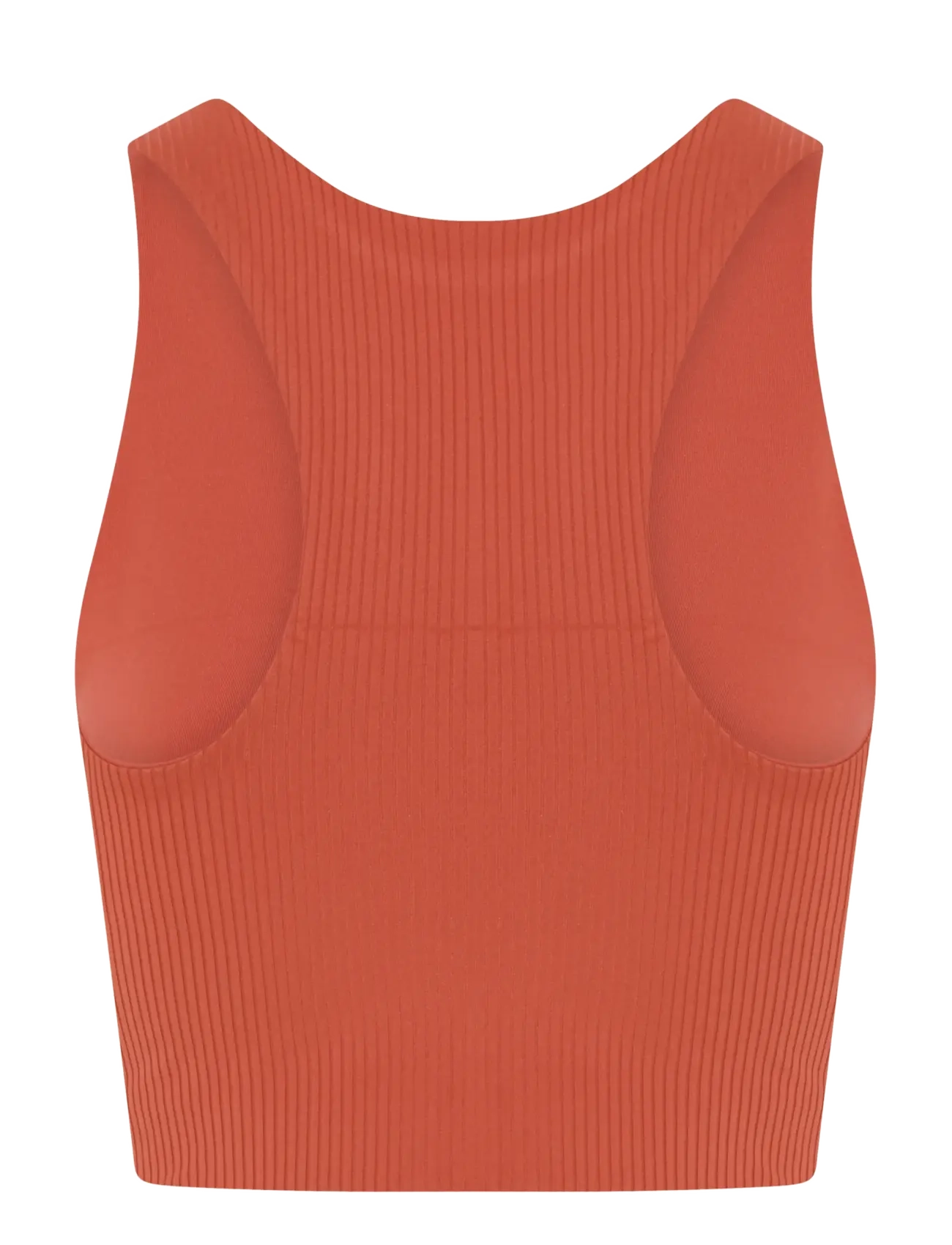 Girlfriend Collective - Rib Dylan Bra - sports bh'er: medium støtte - red clay - 2