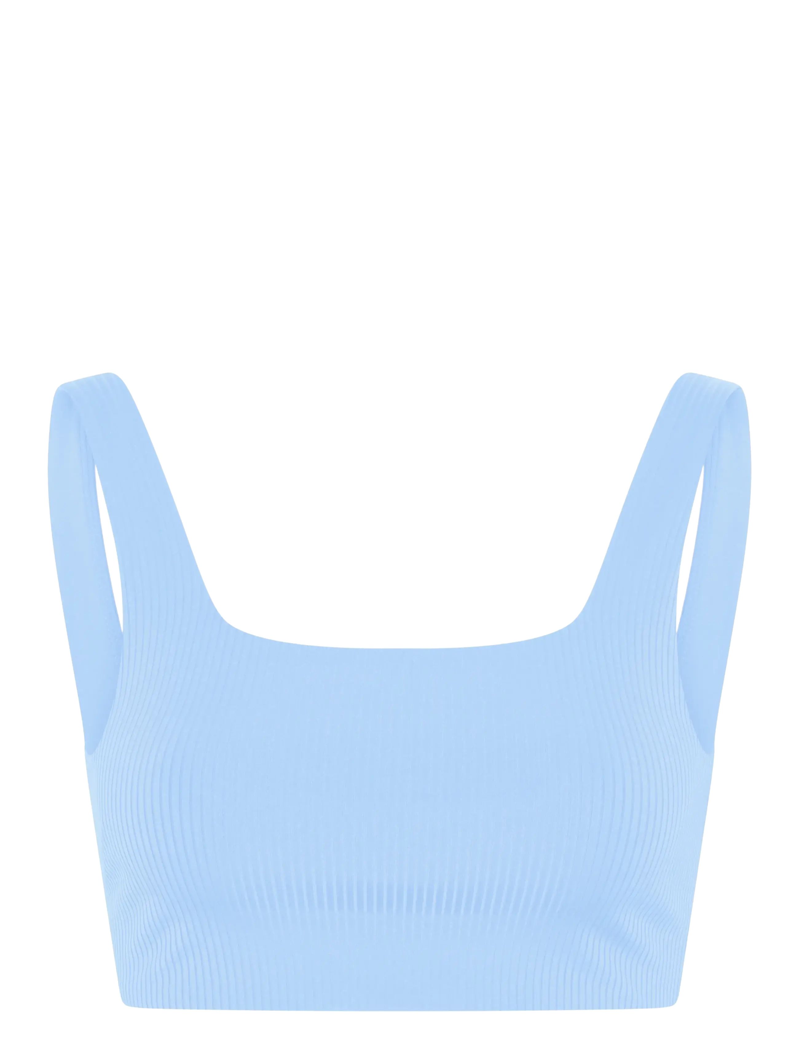 Girlfriend Collective Rib Tommy Bra - Undertøy - BLUEBELL / blue