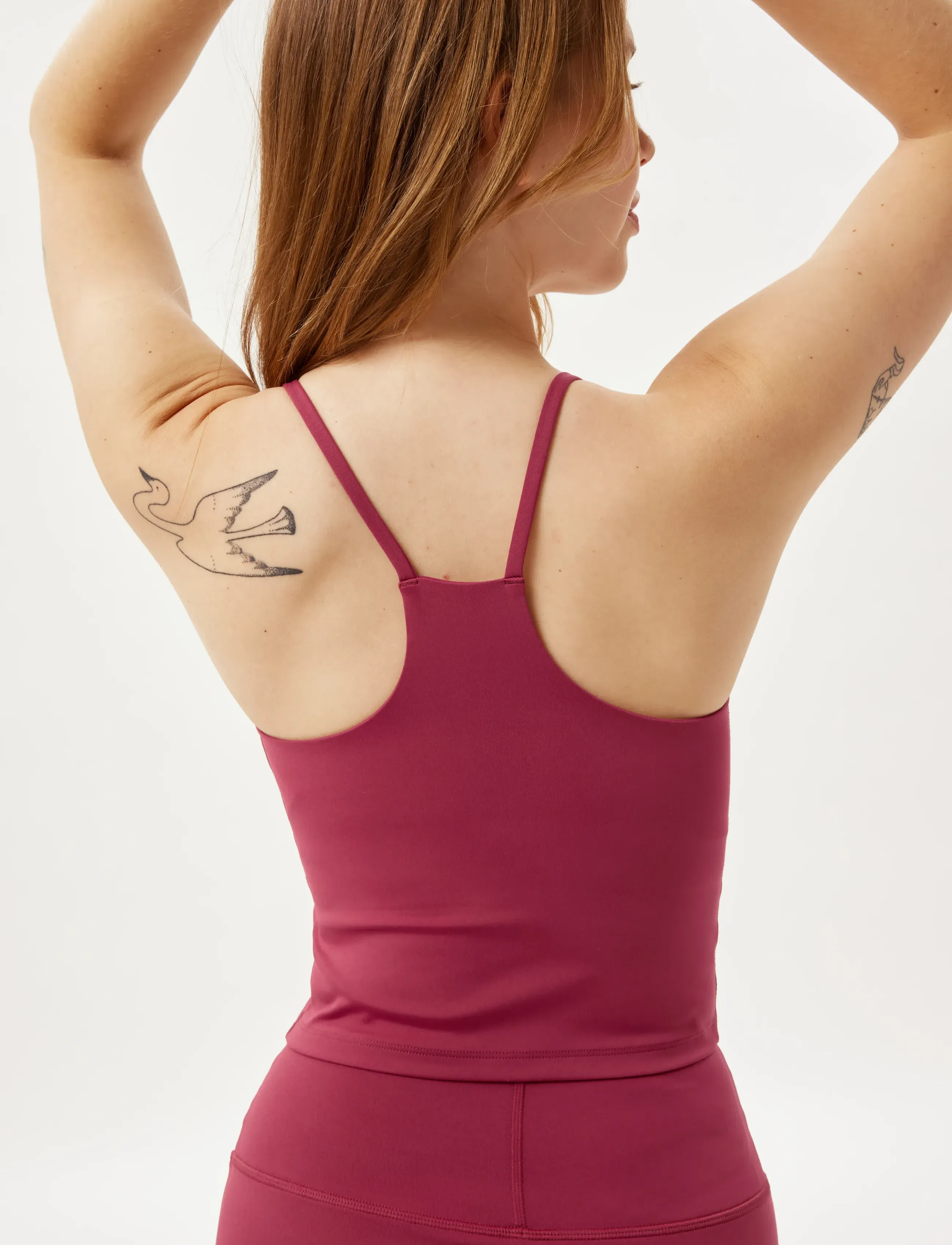 Girlfriend Collective - Float Willa Strappy Tank - tank tops - rhodondendron - 5