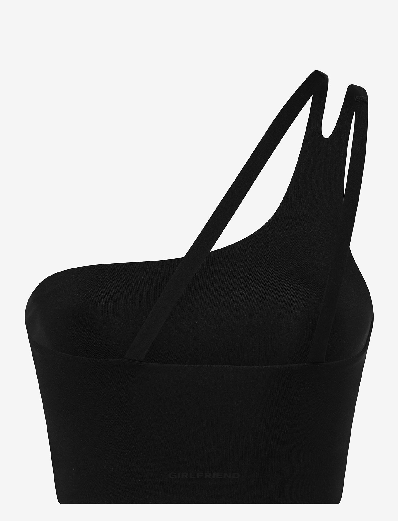 Girlfriend Collective - Uma One Shoulder Bra - keskmine toestus - black - 2