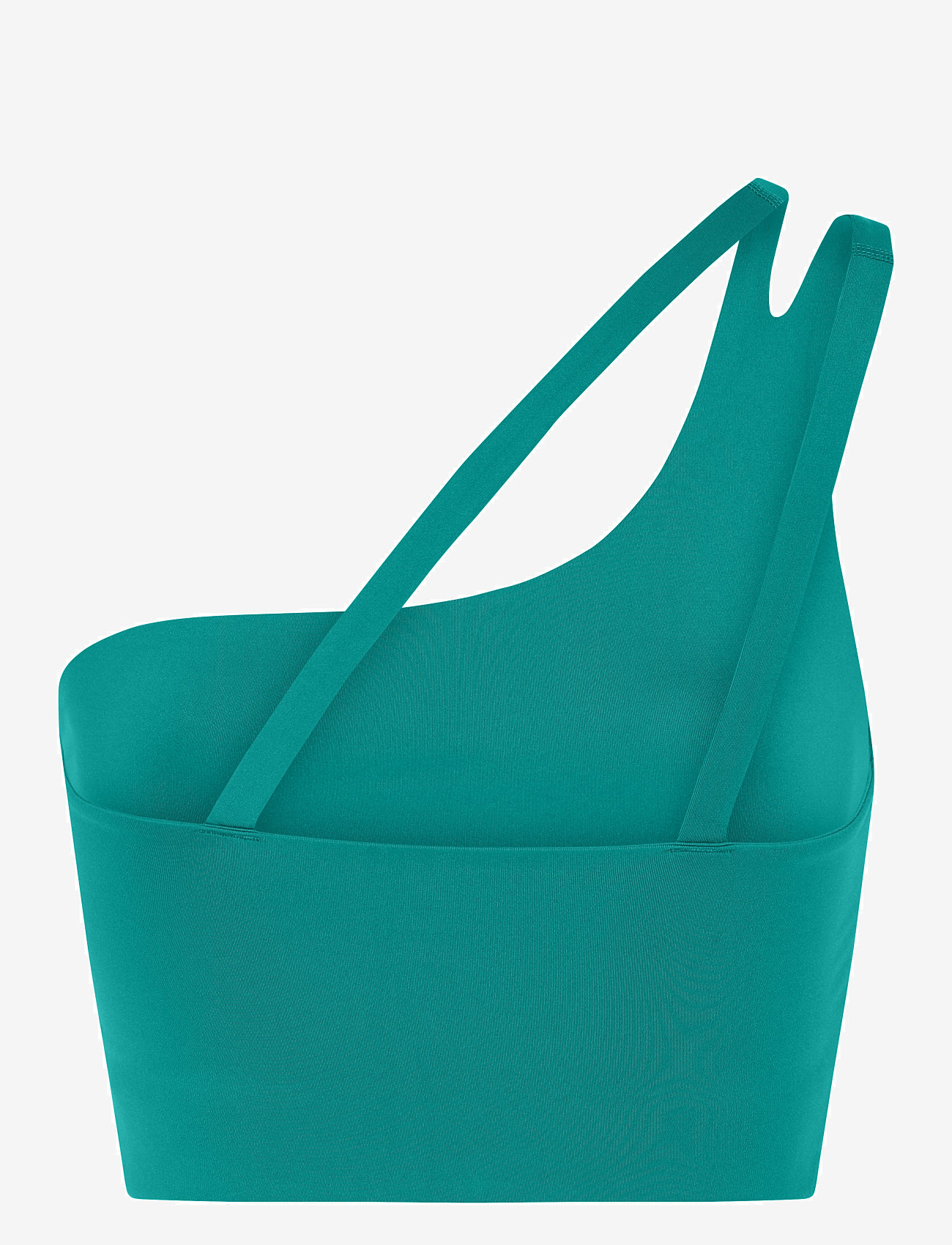 Girlfriend Collective - Uma One Shoulder Bra - mittlerer halt - peacock - 2