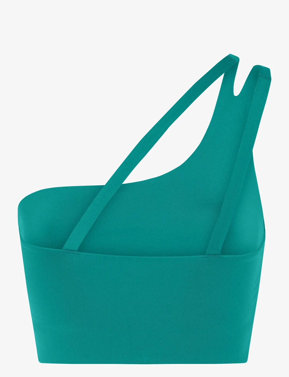 Girlfriend Collective - Uma One Shoulder Bra - keskmine toestus - peacock - 2