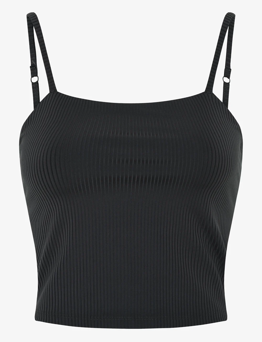 Girlfriend Collective - Rib Cami Top - crop-tops - black - 1
