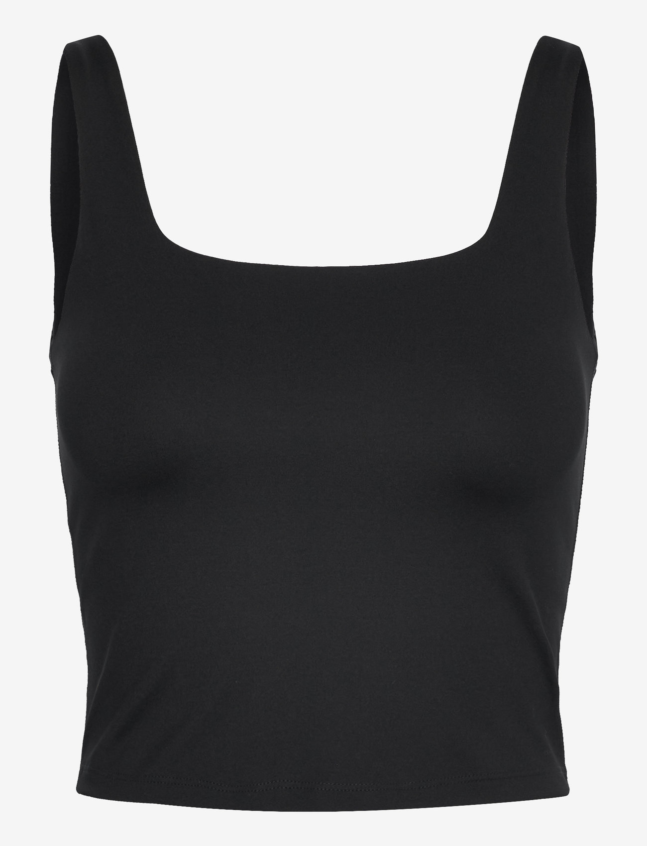 Girlfriend Collective - Tommy Square Tank - crop tops - black - 0