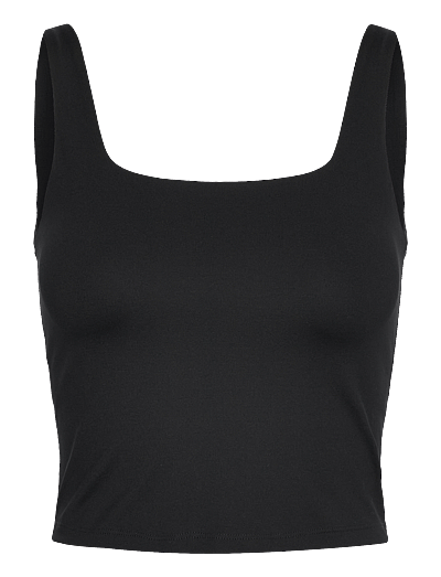 Girlfriend Collective Tommy Square Tank - Kleidung - BLACK / black