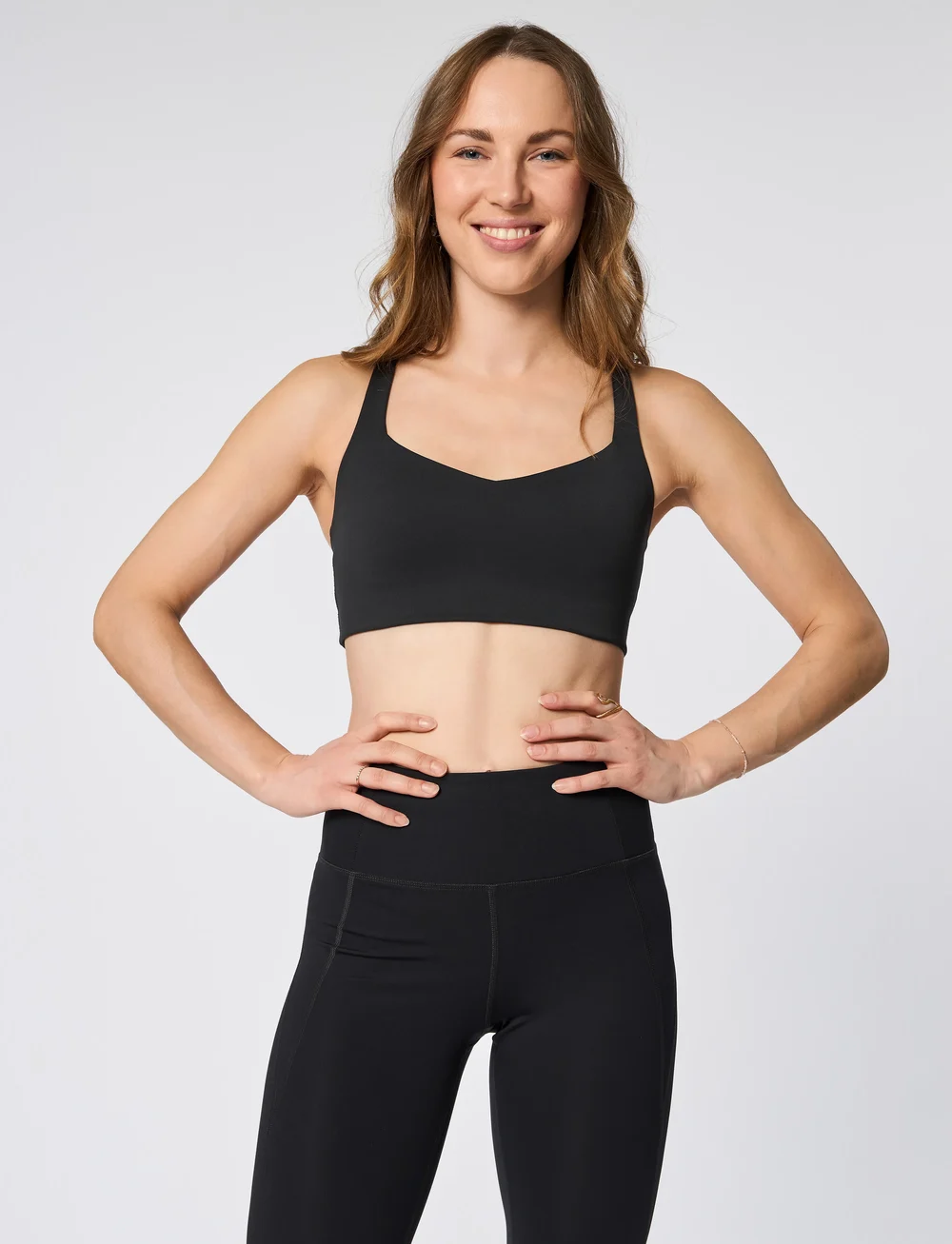 Girlfriend Collective - Float Riley Sweetheart Bra - soutiens-gorge de sport - black - 3