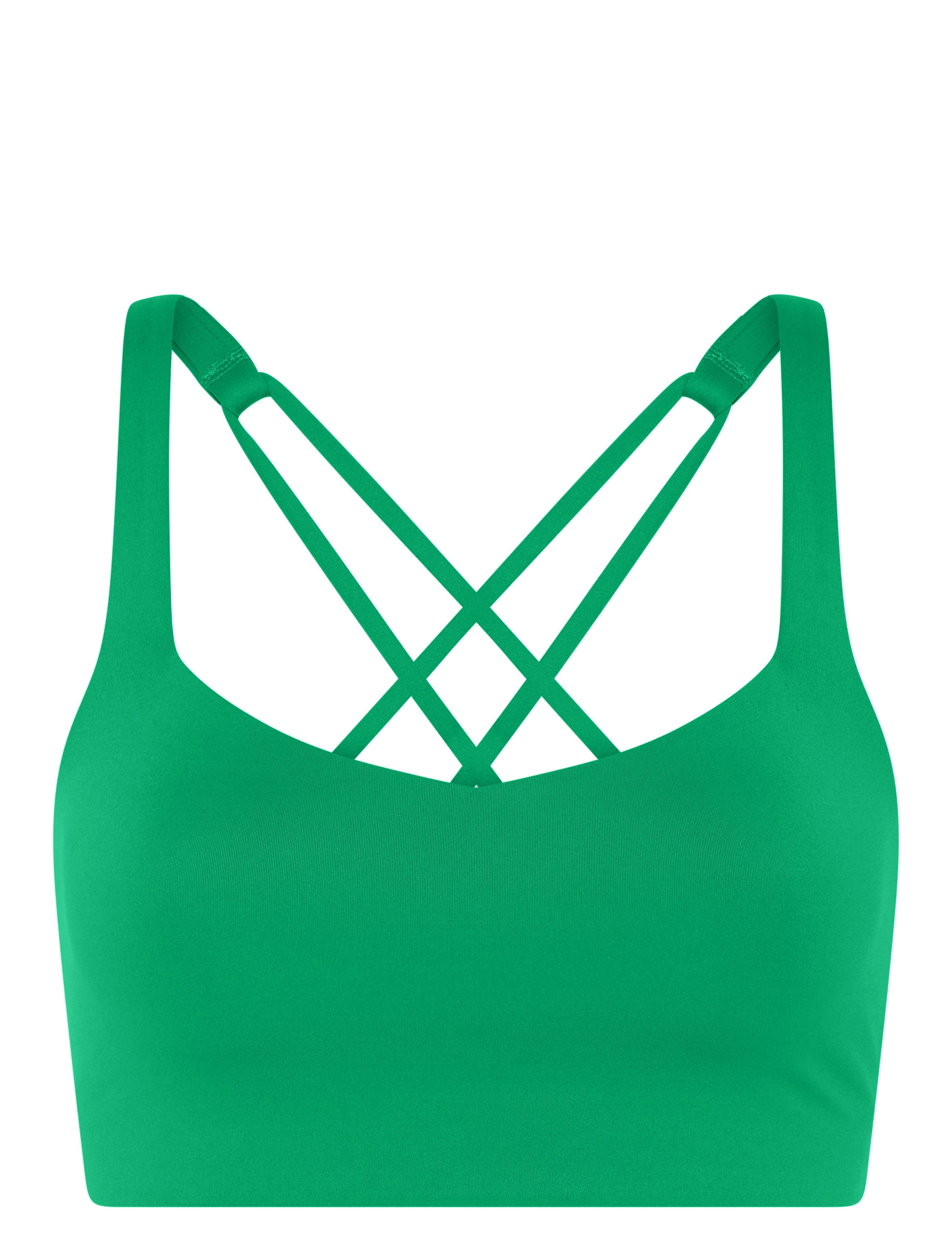 Girlfriend Collective Float Riley Sweetheart Bra - Underkläder - GRASS / green