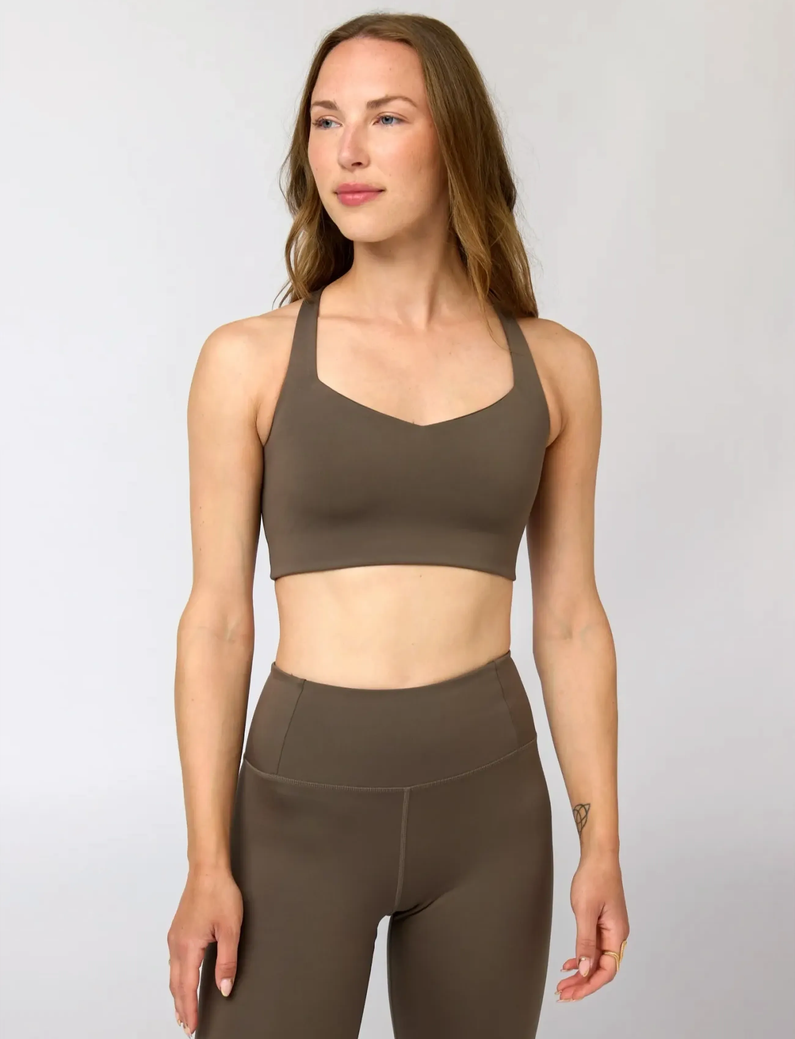Girlfriend Collective - Float Riley Sweetheart Bra - laveste priser - mink - 4