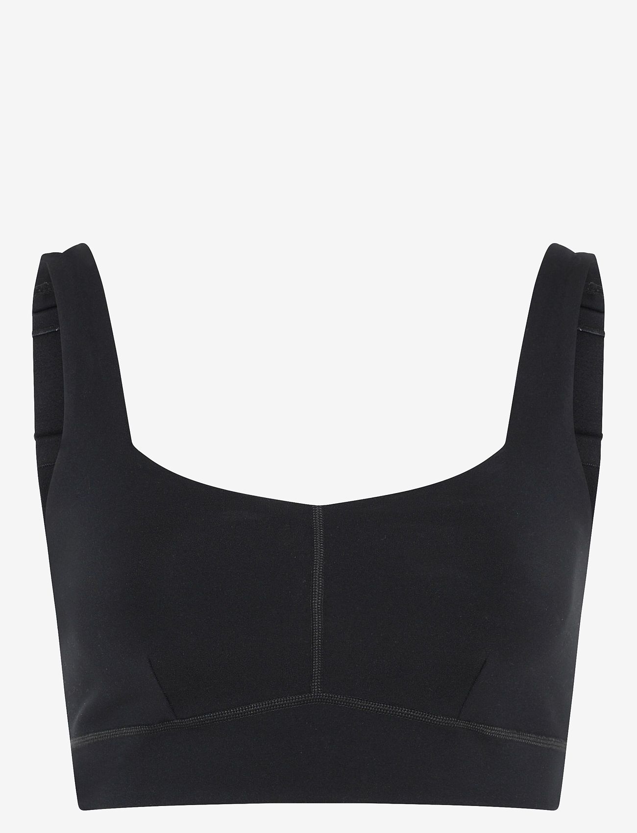 Girlfriend Collective - Luxe Addison Bra - sports bh'er: medium støtte - black - 0