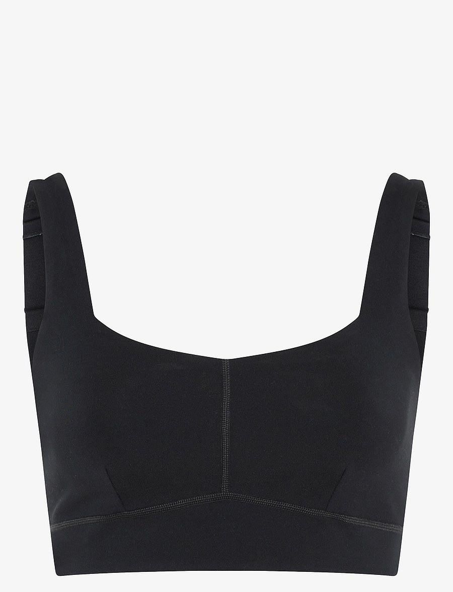 Girlfriend Collective - Luxe Addison Bra - sporta krūšturi (vidējs atbalsts) - black - 1
