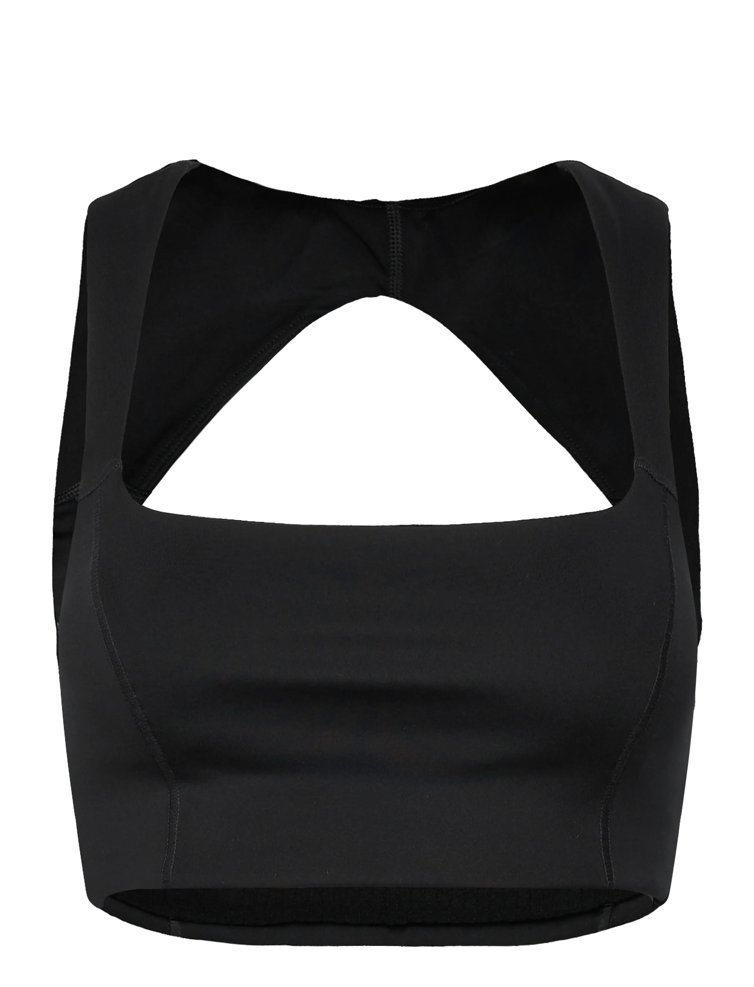 Girlfriend Collective Natalie Seamed Bra - Tøj - BLACK / black