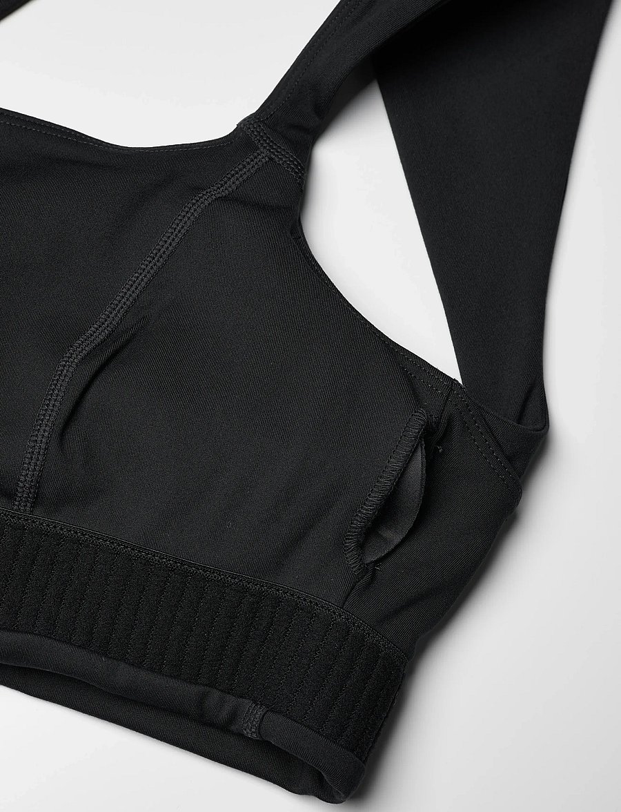 Girlfriend Collective - Natalie Seamed Bra - sport-bhs - black - 2