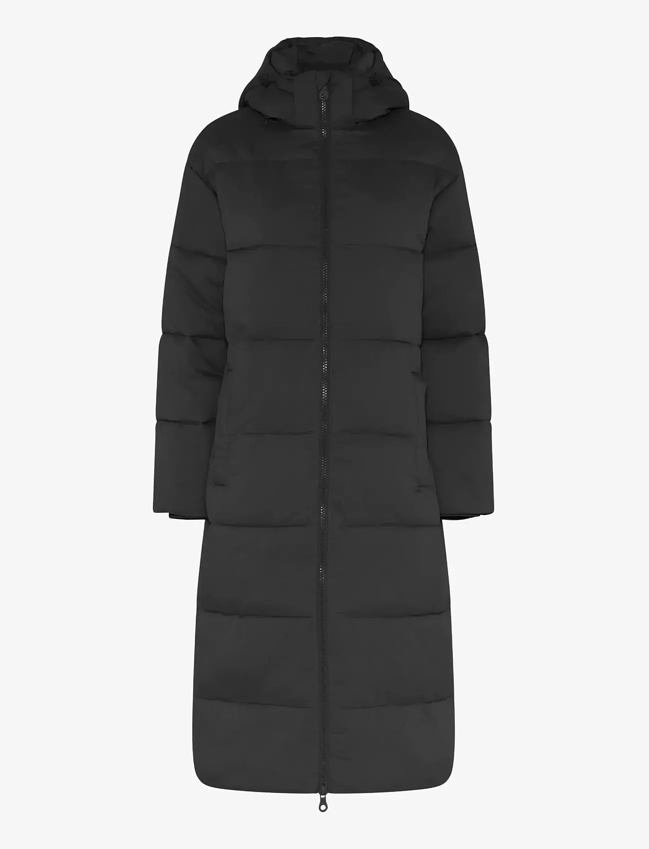 Girlfriend Collective - Puffer Jacket, Long - black - 1