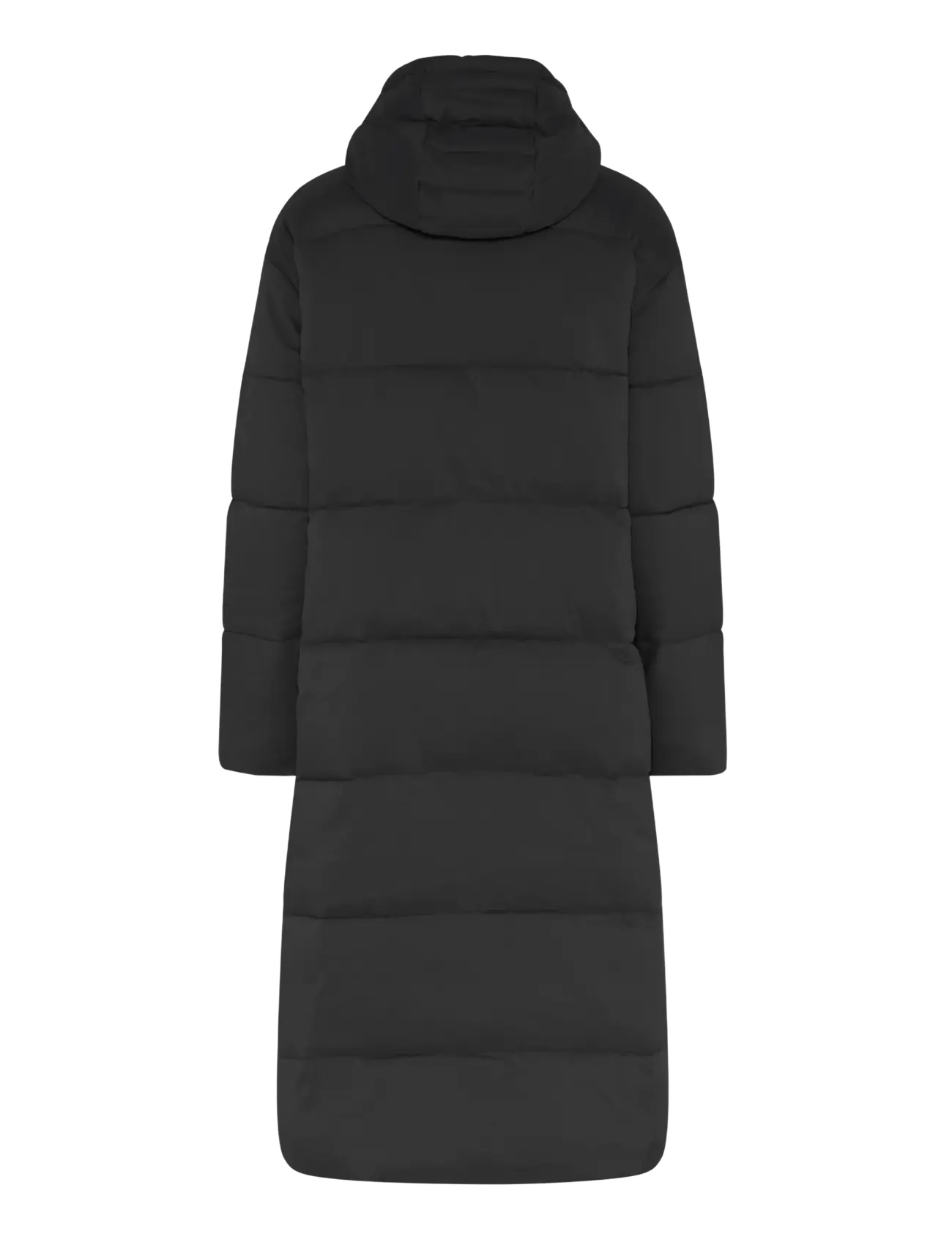 Girlfriend Collective - Puffer Jacket, Long - gefütterte jacken - black - 2
