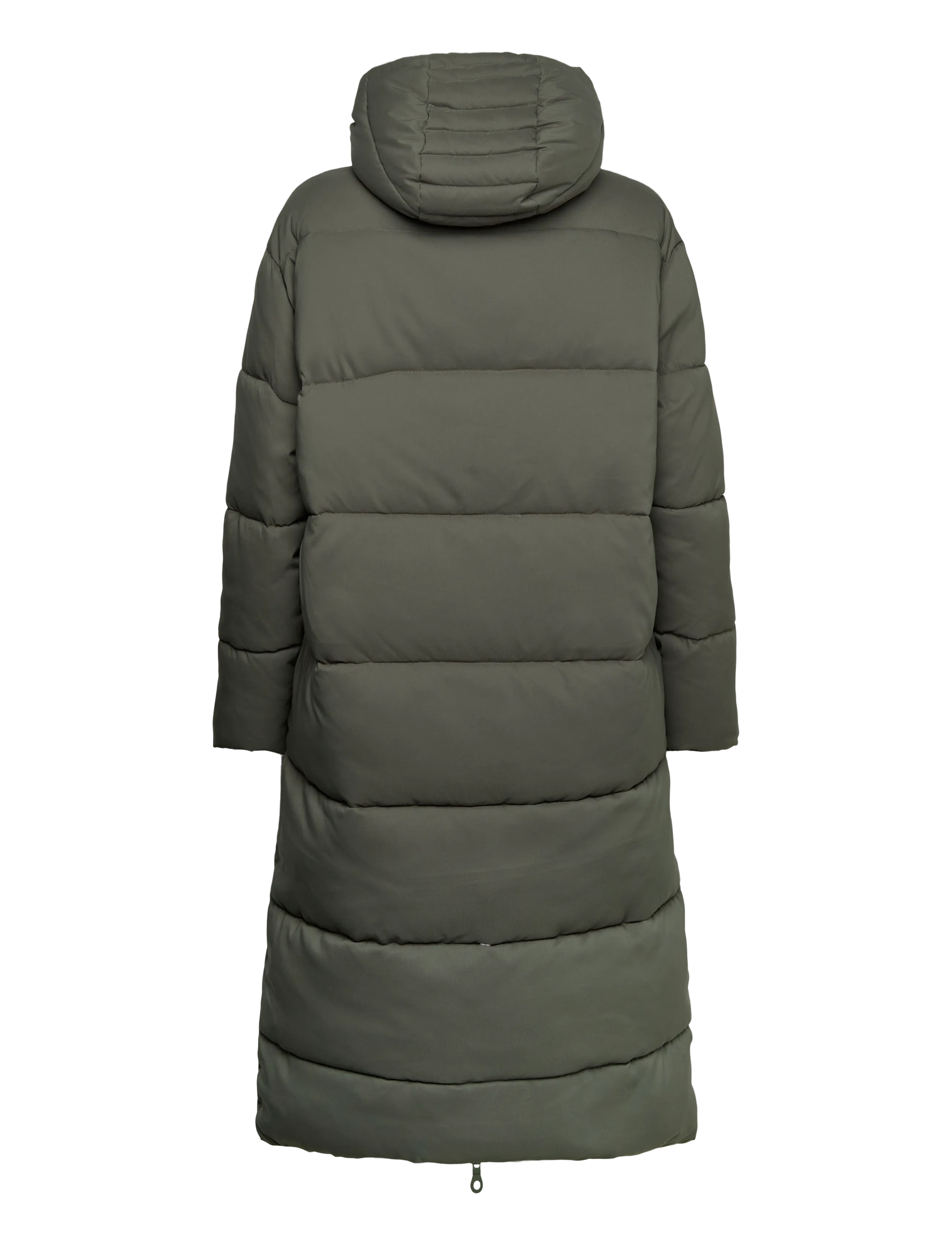 Girlfriend Collective - Puffer Jacket, Long - outerwear - thyme - 2