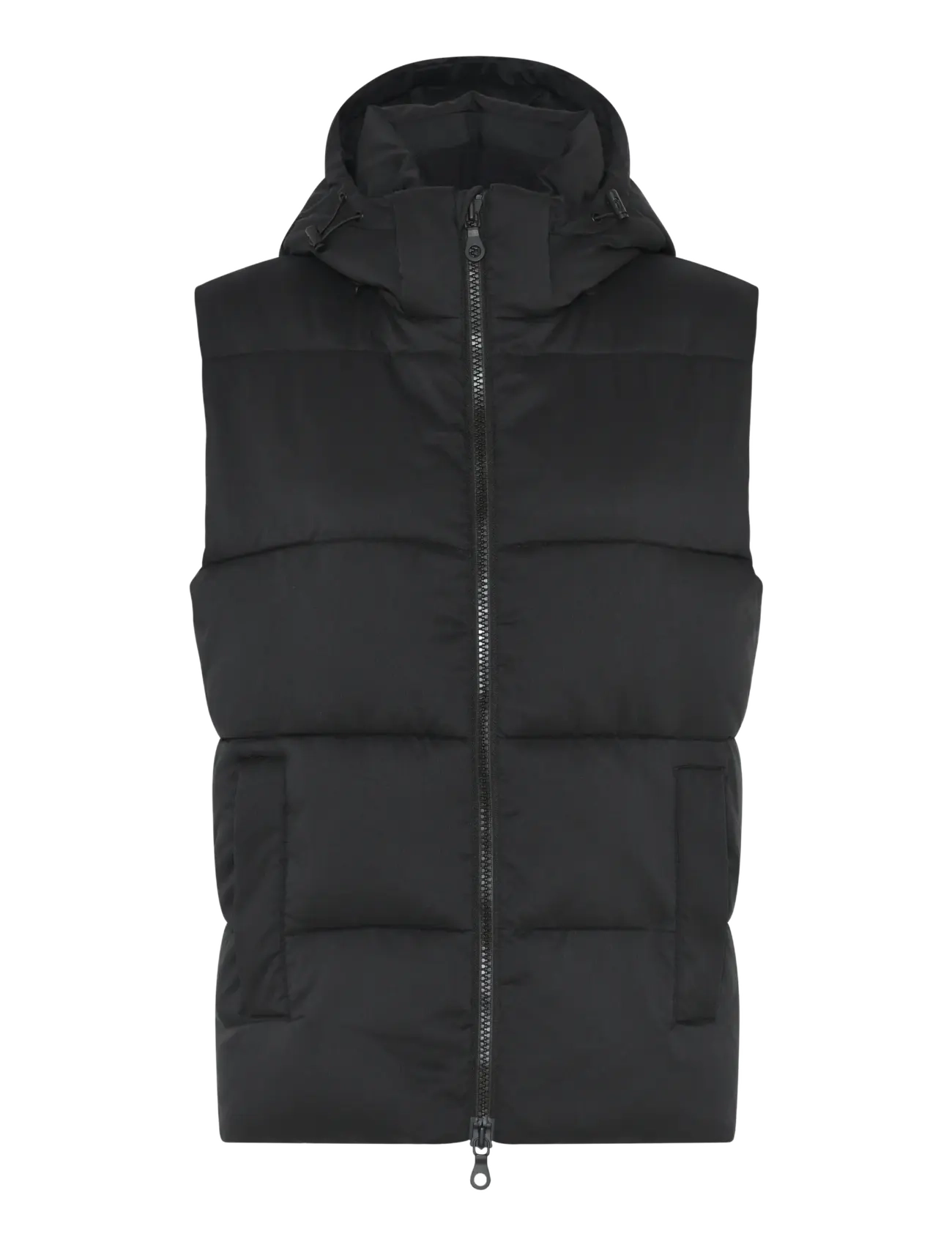 Girlfriend Collective Puffer Vest - Vestid - BLACK / black