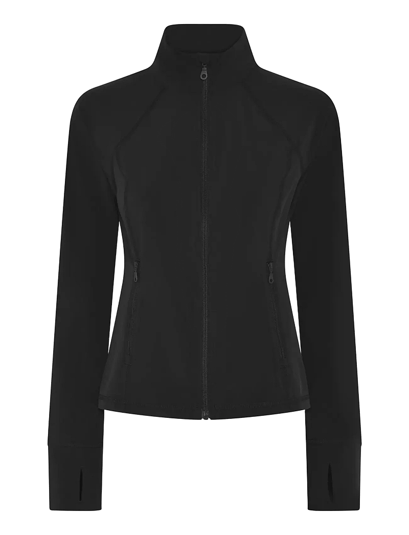 Girlfriend Collective - Estrella Fitted Run Jacket - friluftsjakker - black - 1