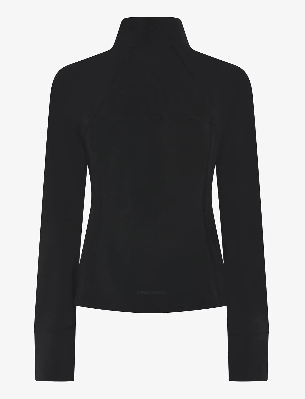 Girlfriend Collective - Estrella Fitted Run Jacket - frilufts- & regnjakker - black - 2