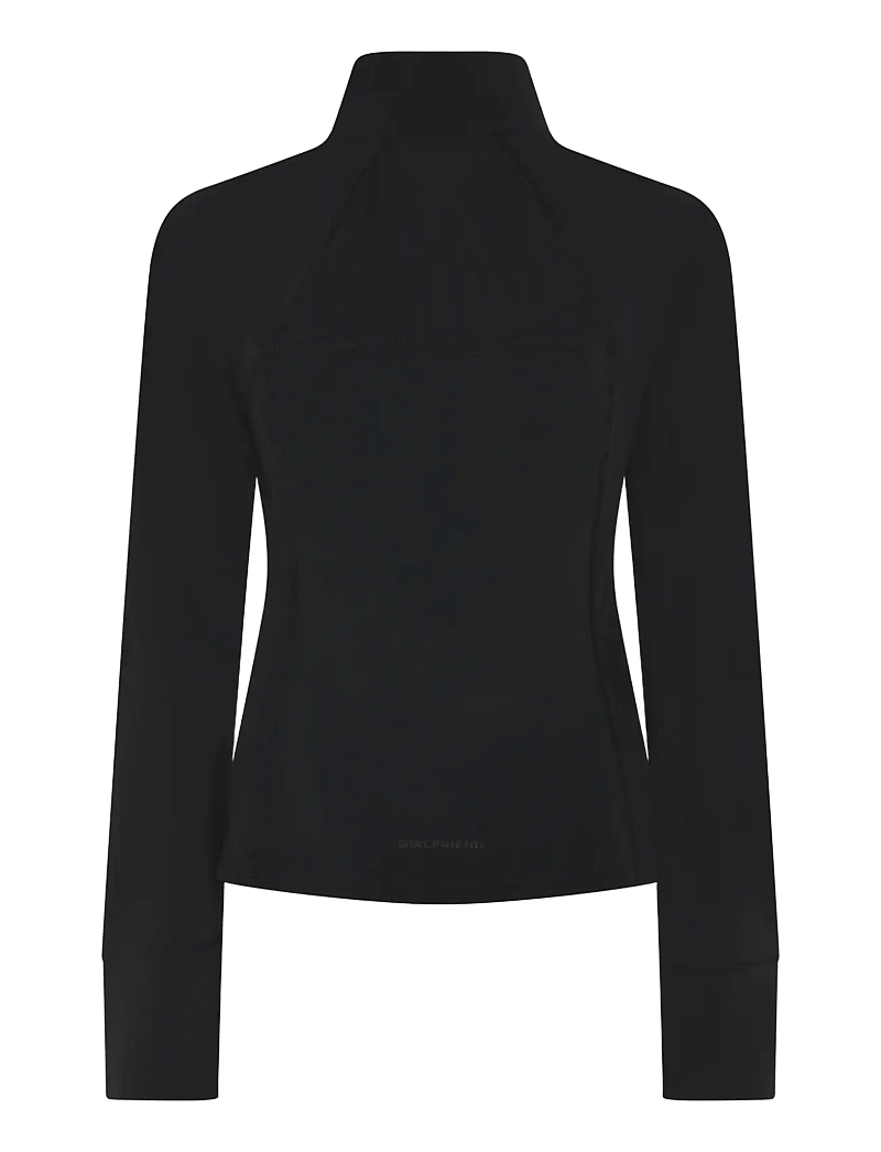 Girlfriend Collective - Estrella Fitted Run Jacket - friluftsjakker - black - 2