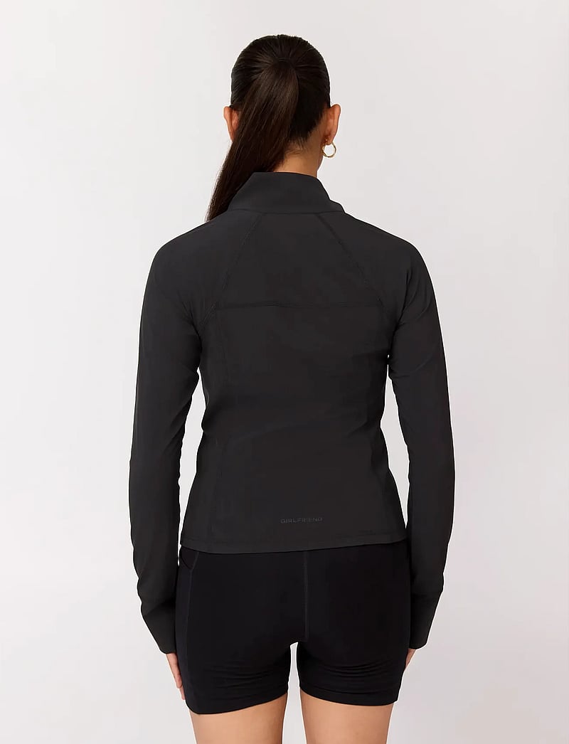 Girlfriend Collective - Estrella Fitted Run Jacket - friluftsjakker - black - 3