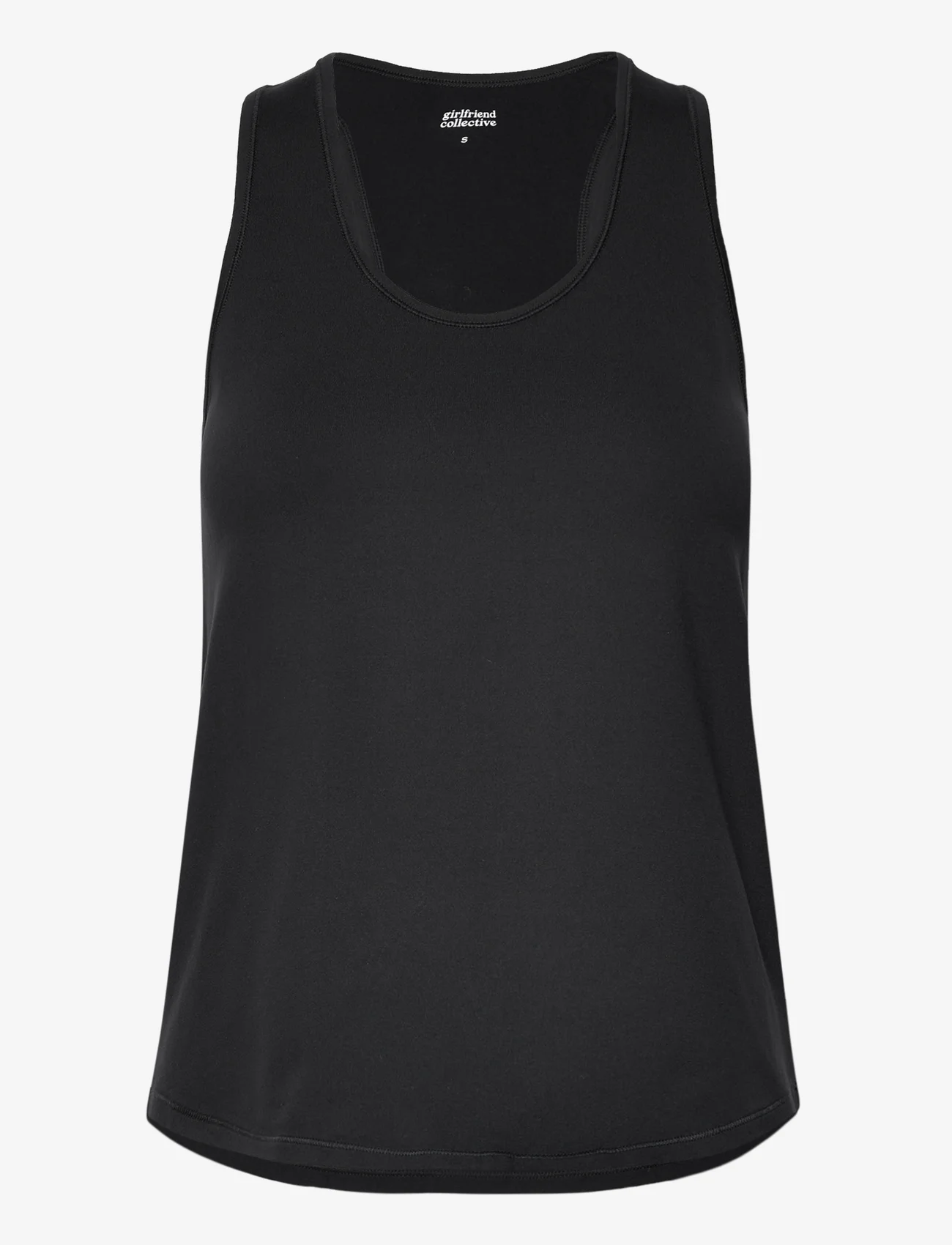Girlfriend Collective - Reset Train Relaxed Tank - tank tops - black - 1