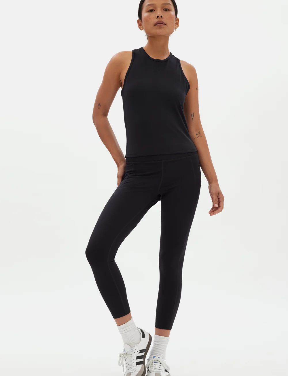 Girlfriend Collective - Reset Train Relaxed Tank - topjes - black - 0