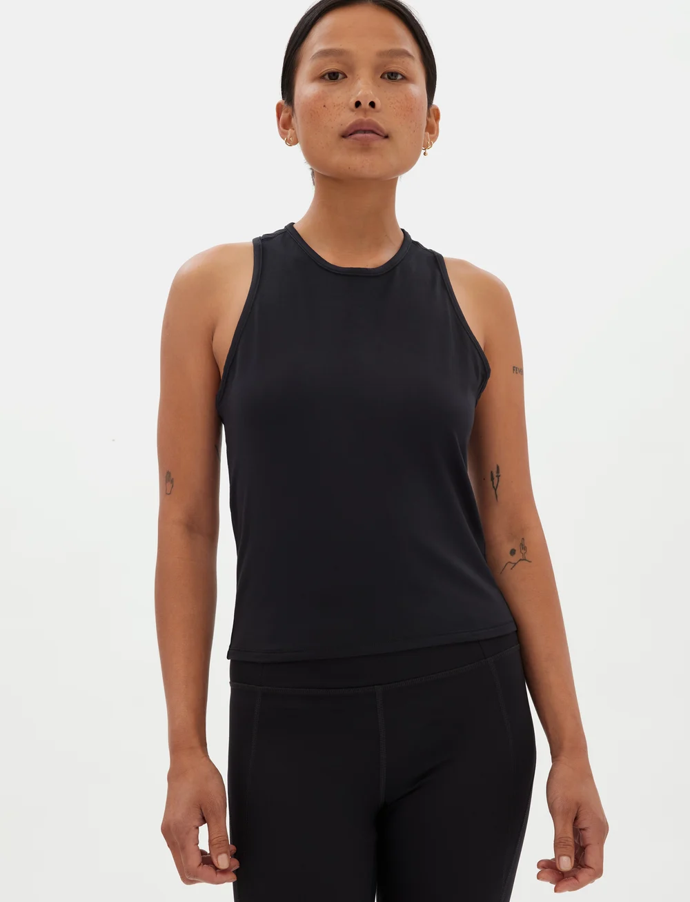 Girlfriend Collective - Reset Train Relaxed Tank - topjes - black - 3