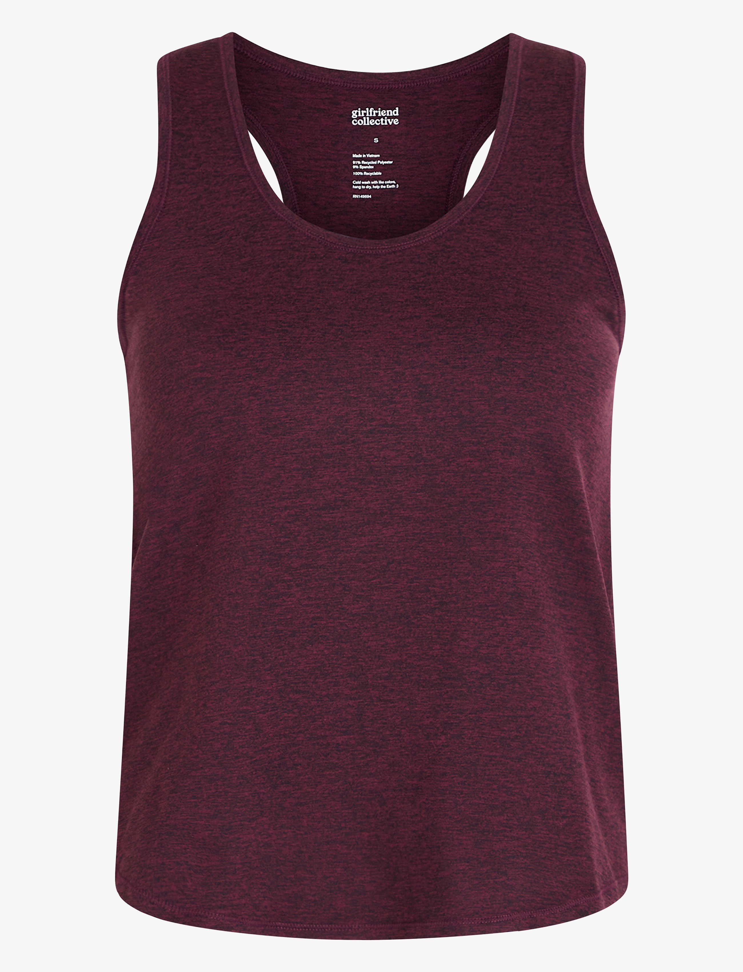 Girlfriend Collective ReSet Train Relaxed Tank - Highest discounts - PLUM / purple