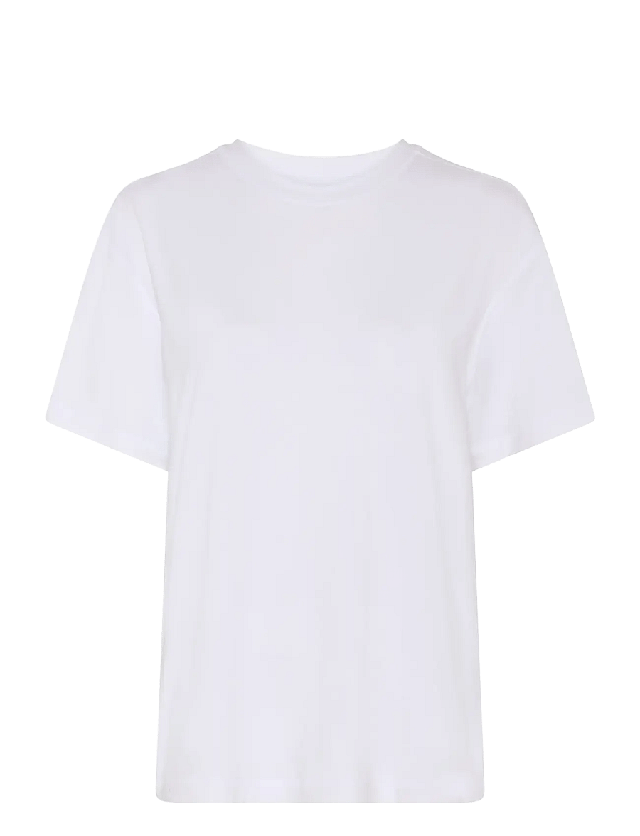 Girlfriend Collective - Reset Relaxed Workout Tee - t-shirts - bright white - 1