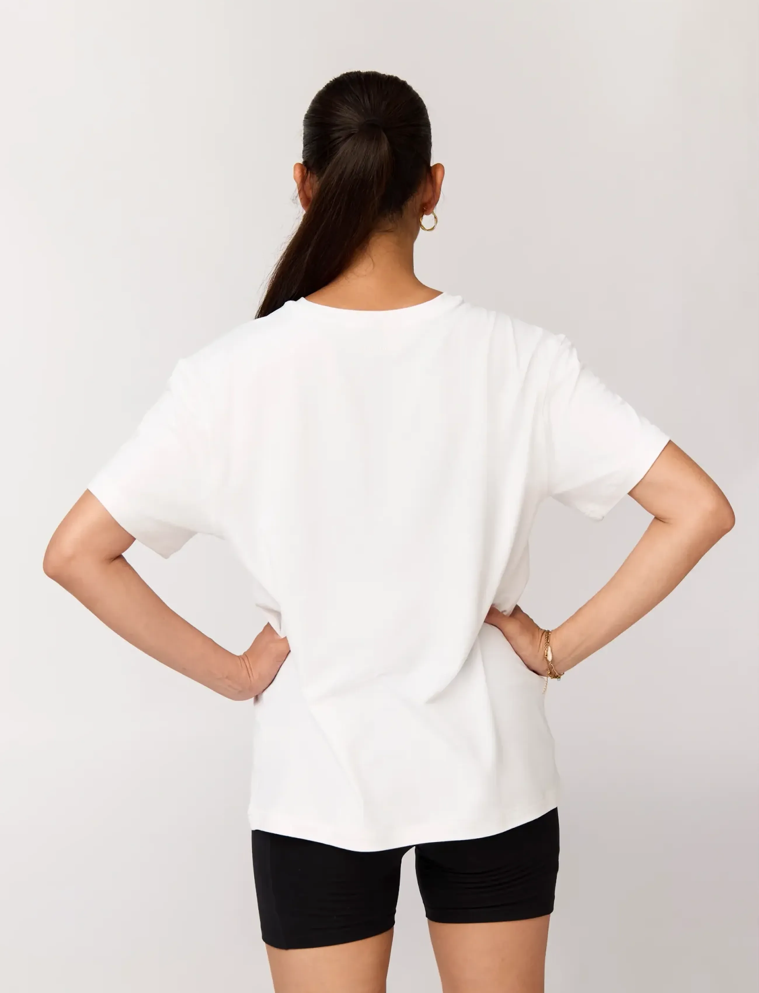 Girlfriend Collective - Reset Relaxed Workout Tee - t-shirts - bright white - 3