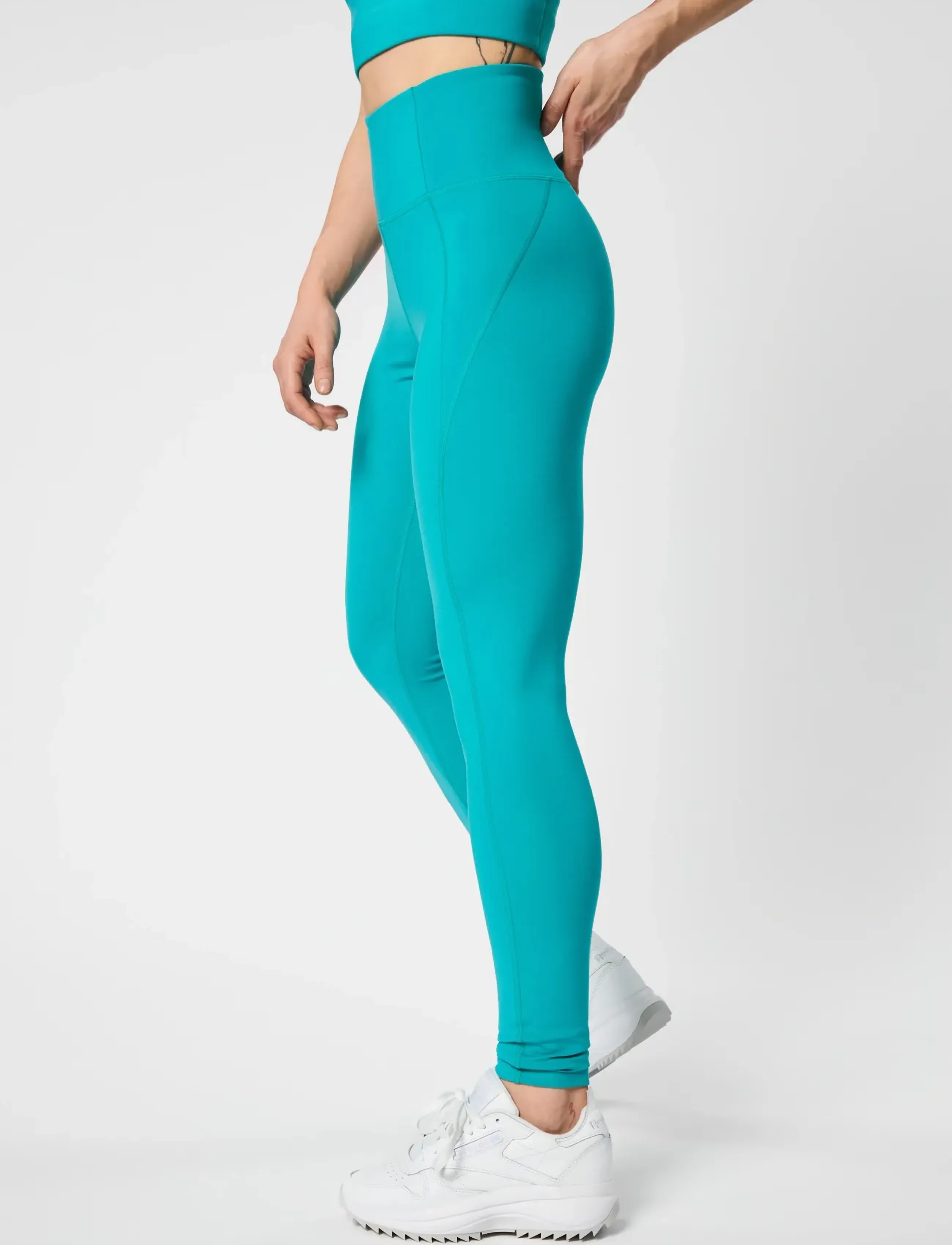 Girlfriend Collective - Compressive High-Rise Legging, Long - fuld længde - agave - 5
