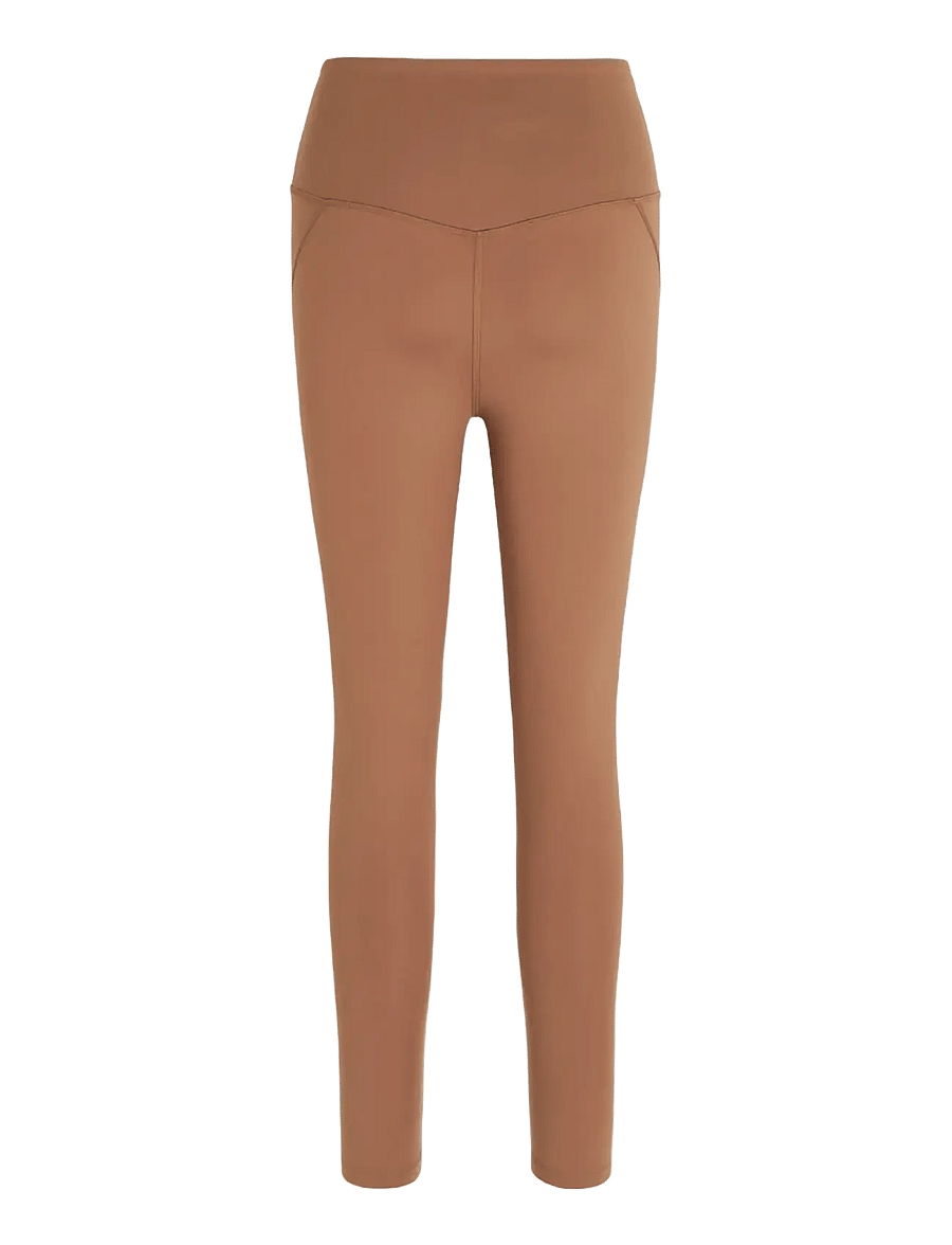 Girlfriend Collective - Compressive High-Rise Legging, Long - visas ilgis - antler - 2