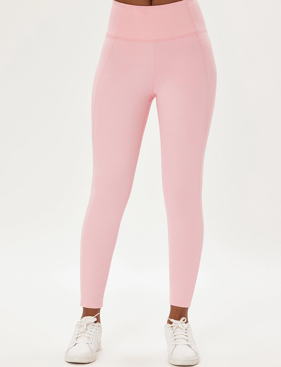 Girlfriend Collective - Compressive High-Rise Legging, Long - full längd - candy pink - 0