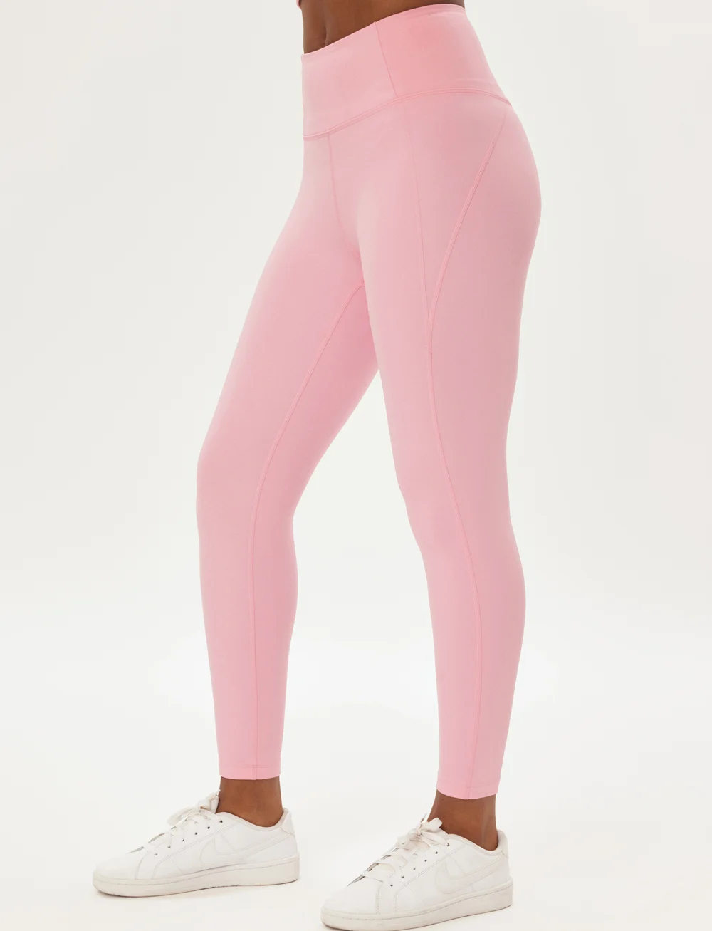 Girlfriend Collective - Compressive High-Rise Legging, Long - full längd - candy pink - 2