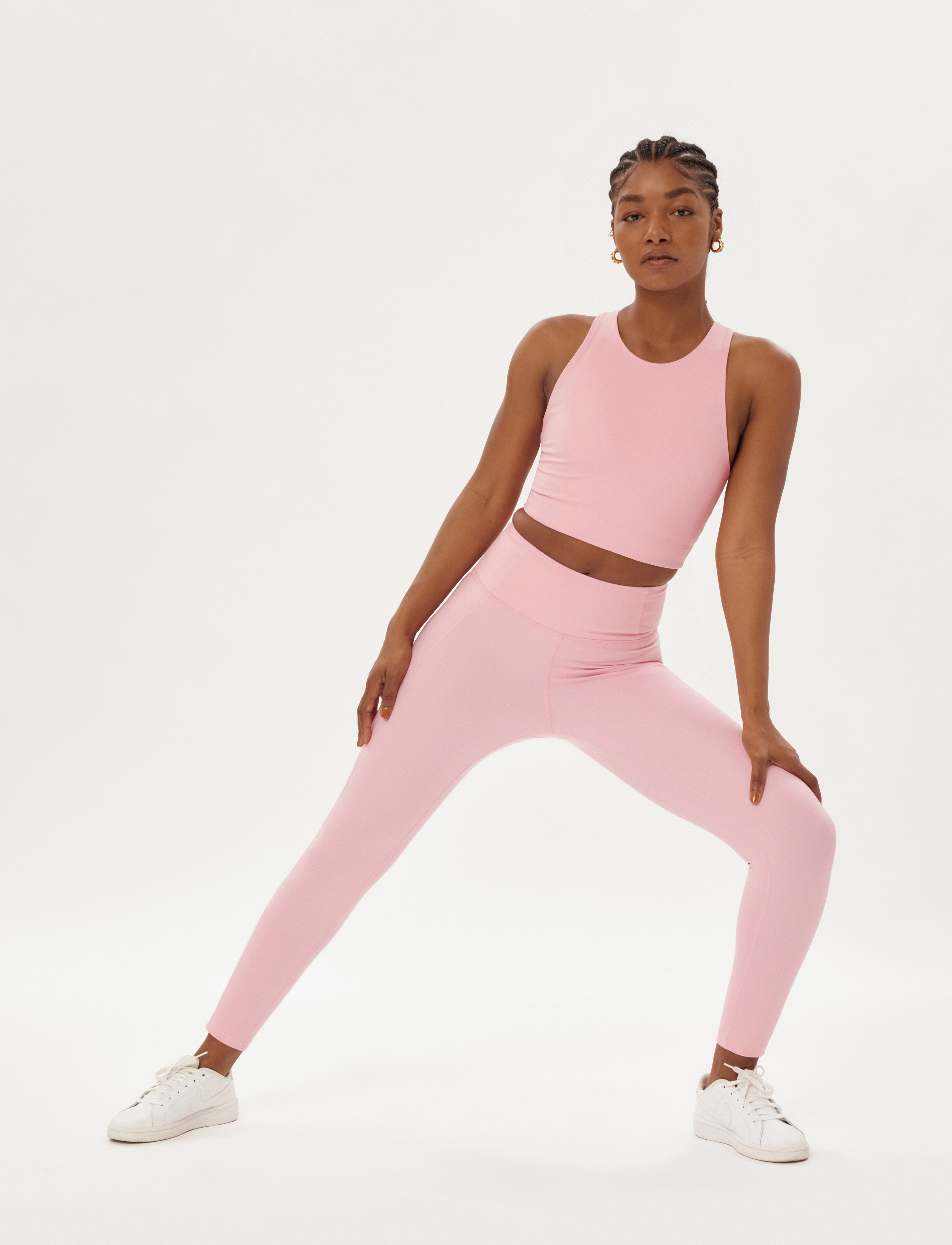 Girlfriend Collective - Compressive High-Rise Legging, Long - fuld længde - candy pink - 4