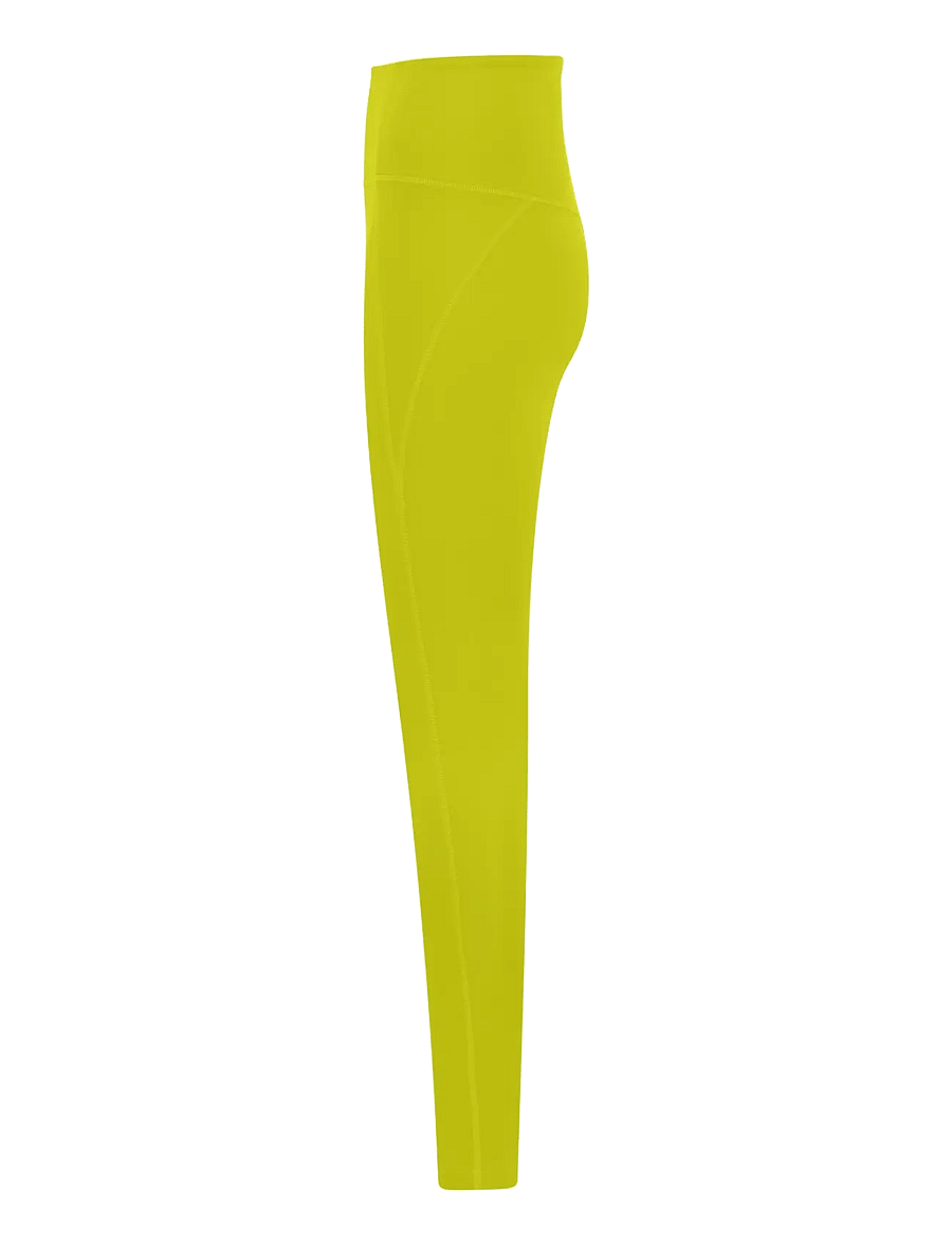Girlfriend Collective - Compressive High-Rise Legging, Long - pilna garuma - chartreuse - 3