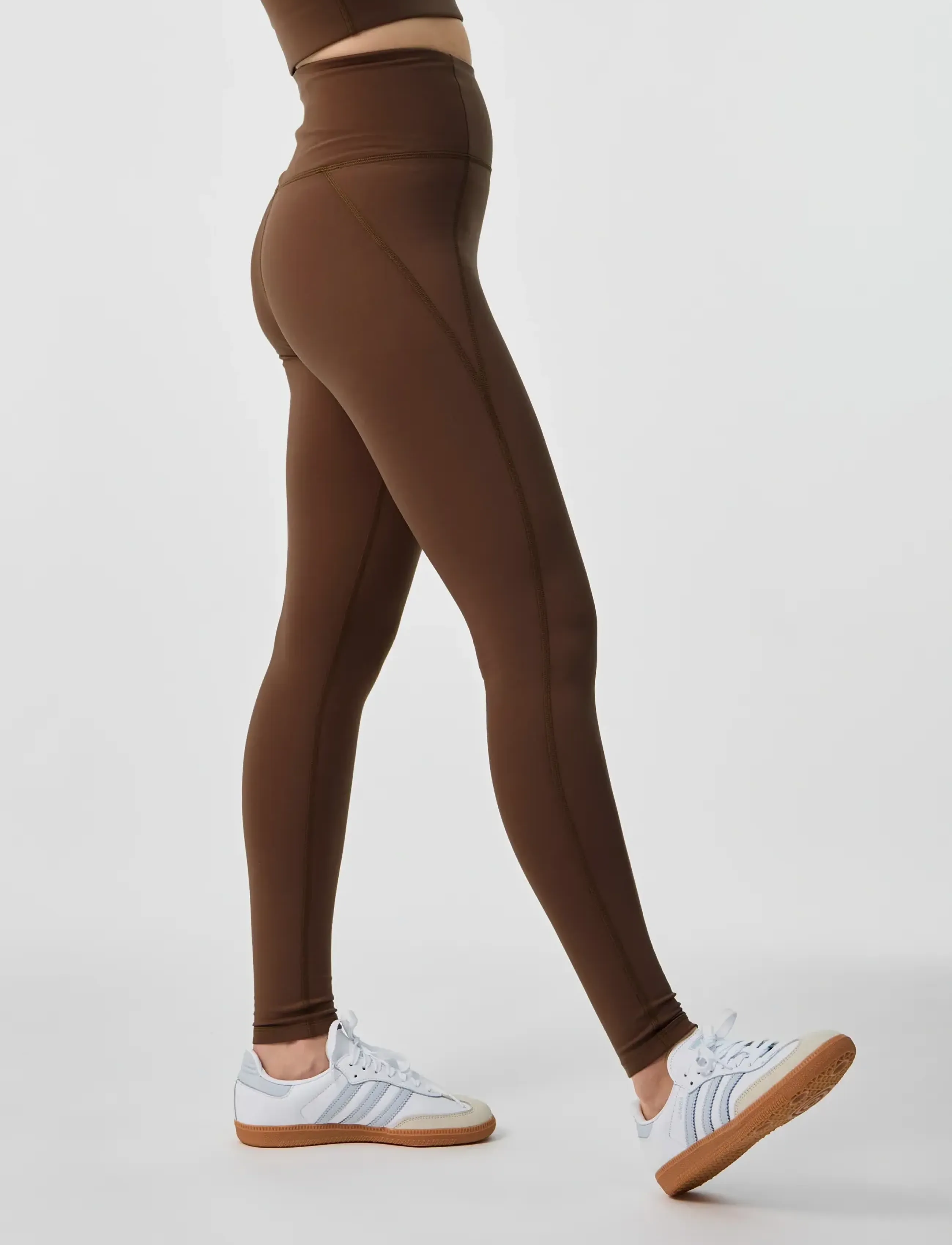 Girlfriend Collective - Compressive High-Rise Legging, Long - fuld længde - earth - 4