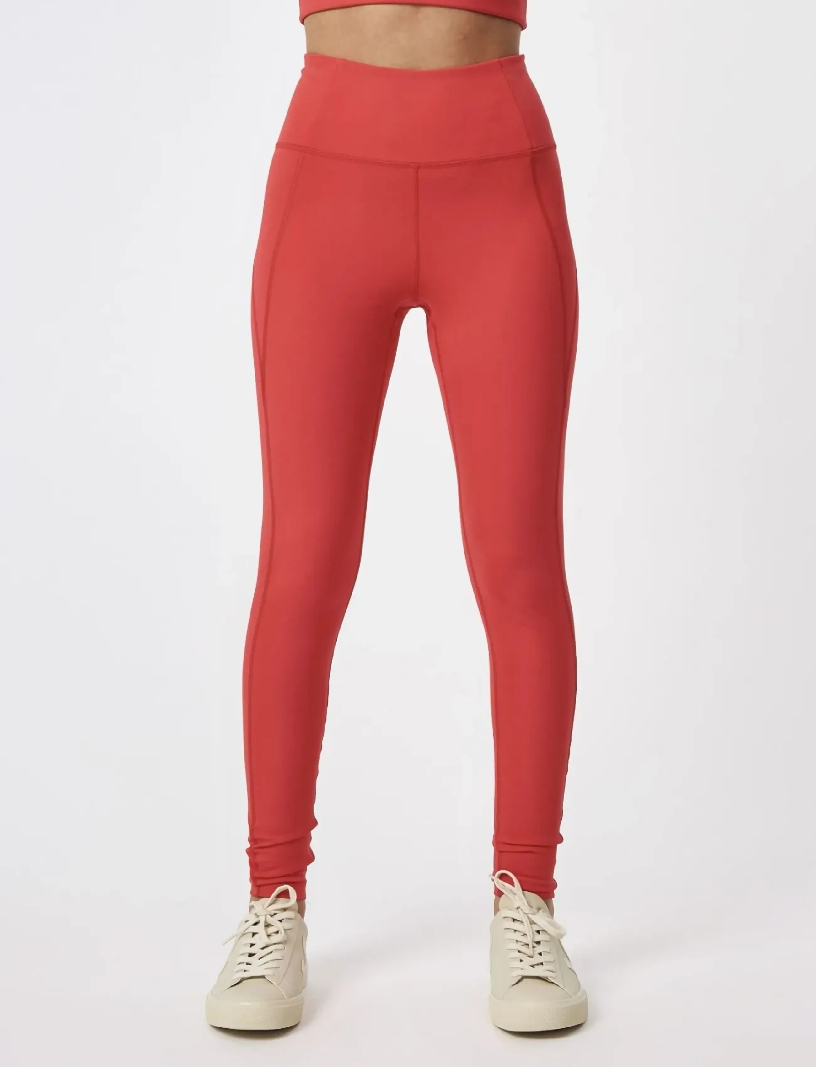 Girlfriend Collective - Compressive High-Rise Legging, Long - fuld længde - ember - 4