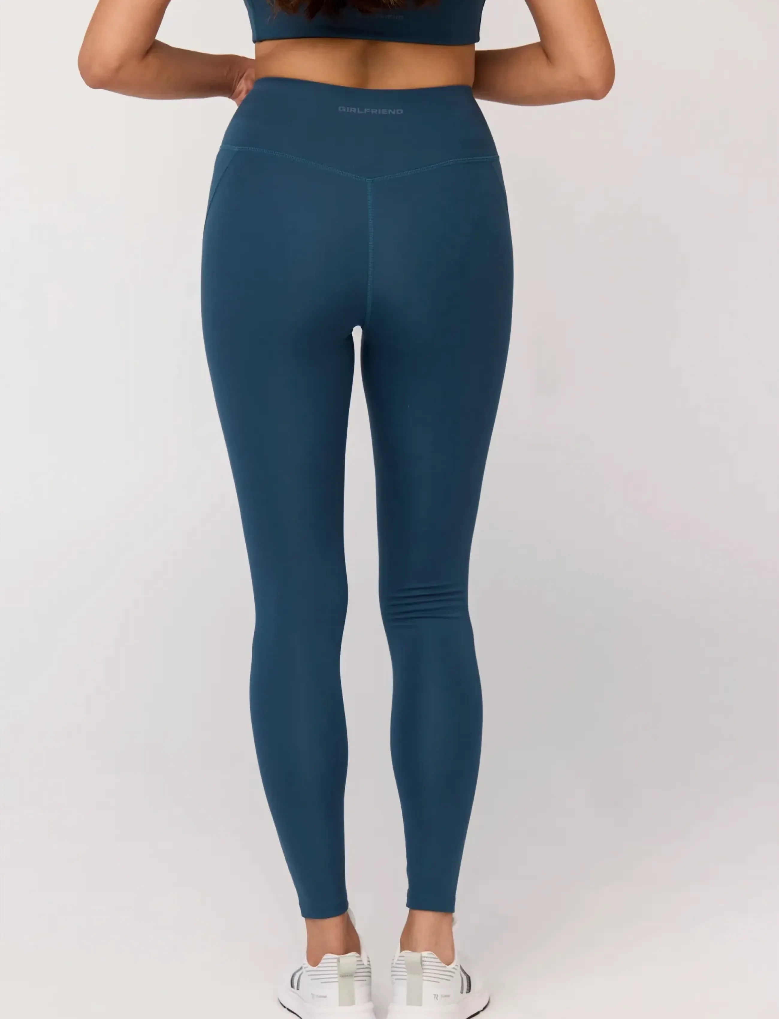 Girlfriend Collective - Compressive High-Rise Legging, Long - fuld længde - ink - 3