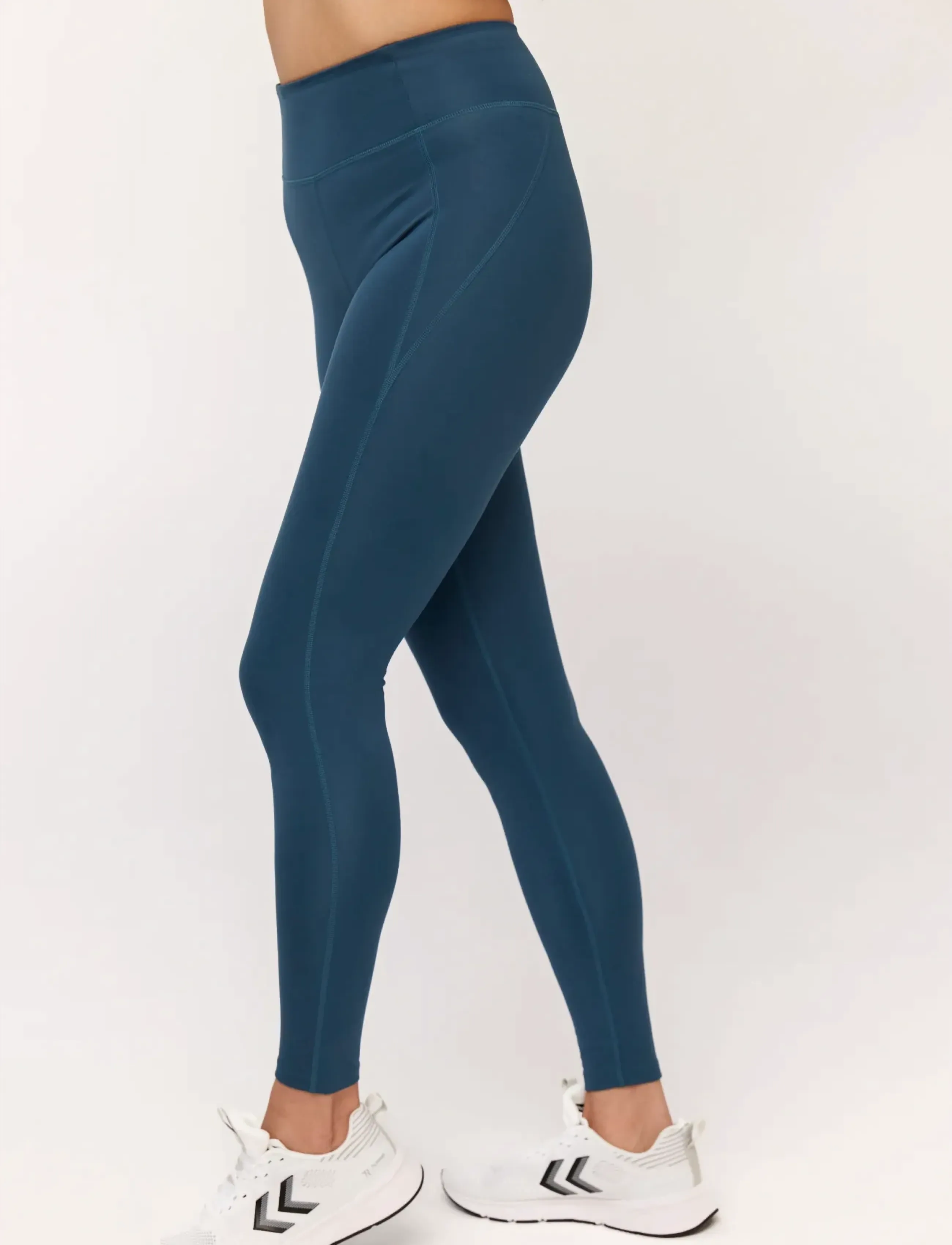 Girlfriend Collective - Compressive High-Rise Legging, Long - fuld længde - ink - 4