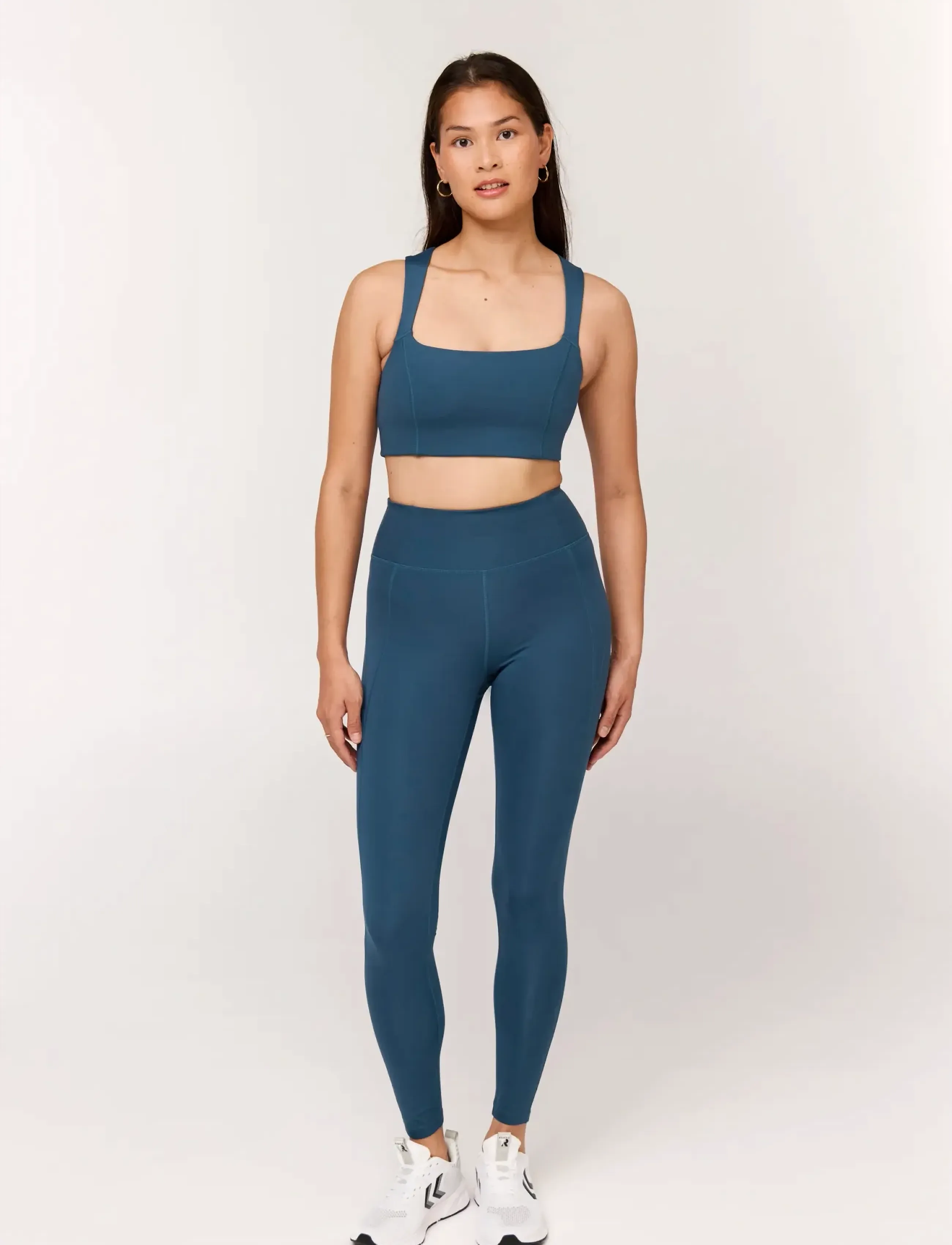Girlfriend Collective - Compressive High-Rise Legging, Long - fuld længde - ink - 5