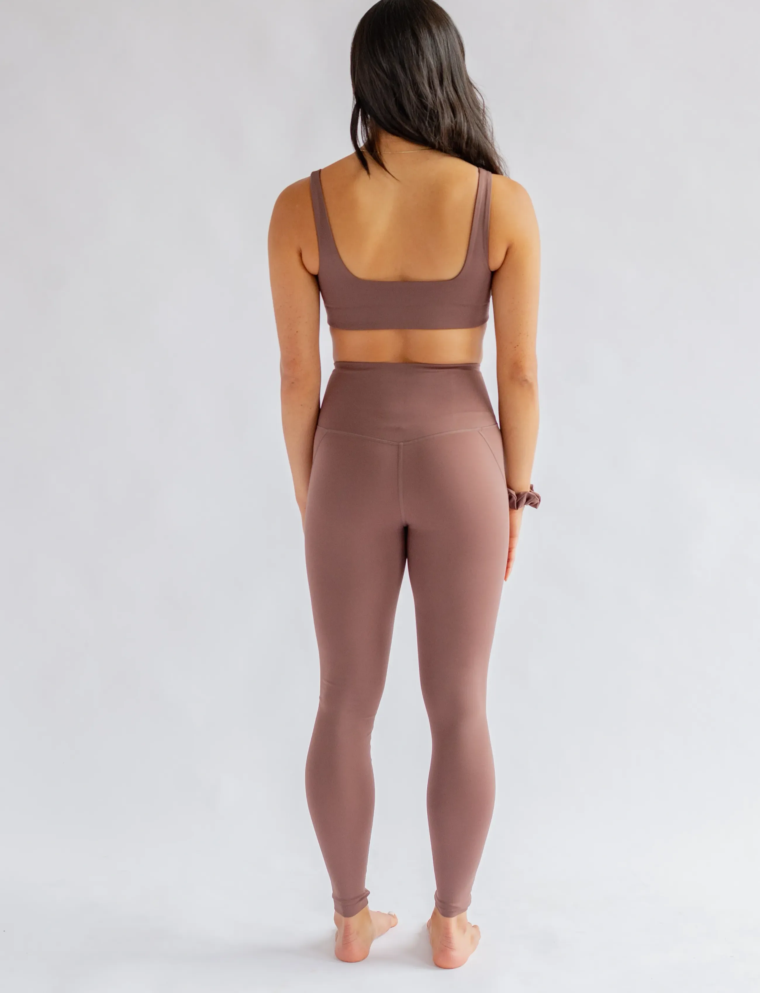 Girlfriend Collective - Compressive High-Rise Legging, Long - fuld længde - storm - 4