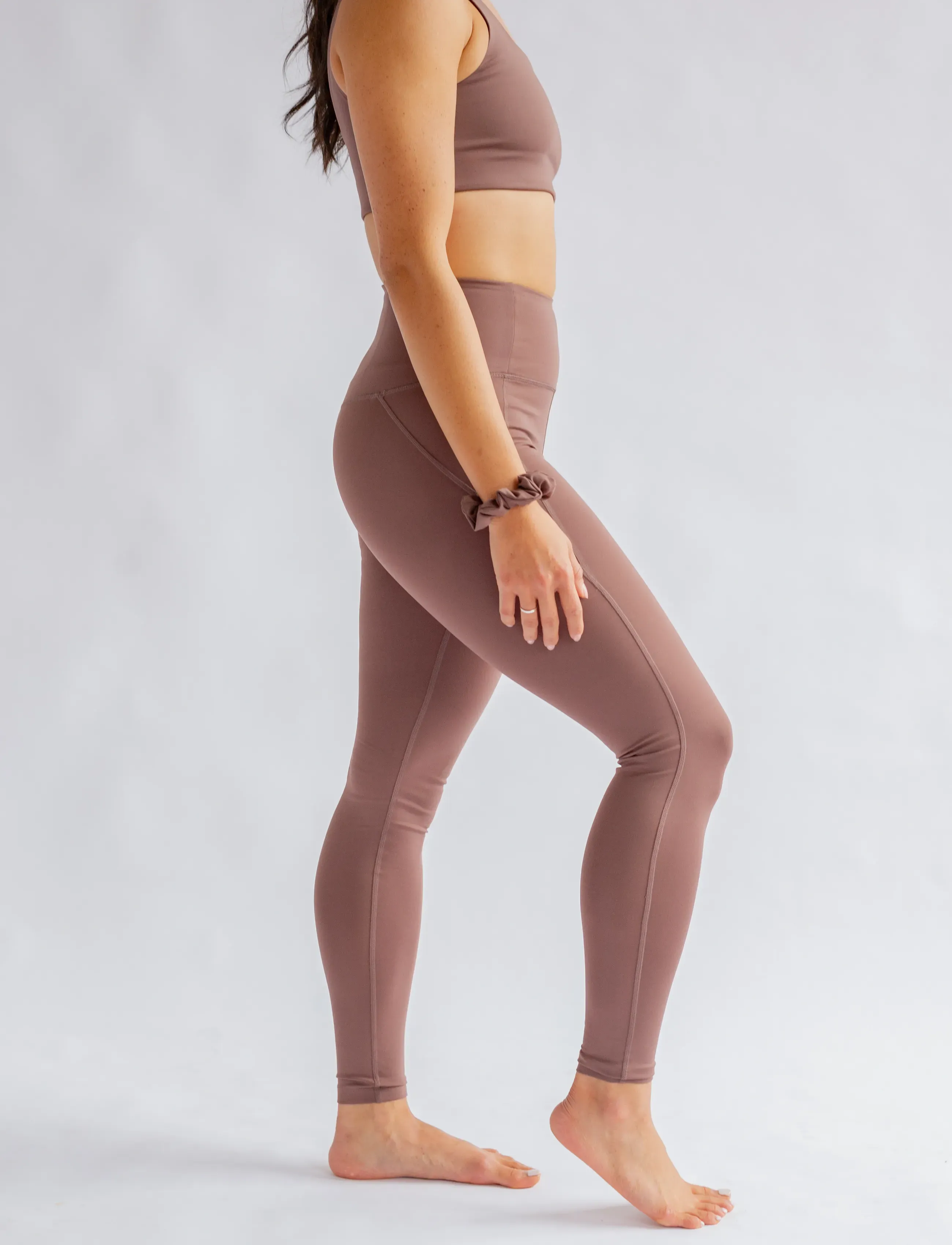 Girlfriend Collective - Compressive High-Rise Legging, Long - fuld længde - storm - 5
