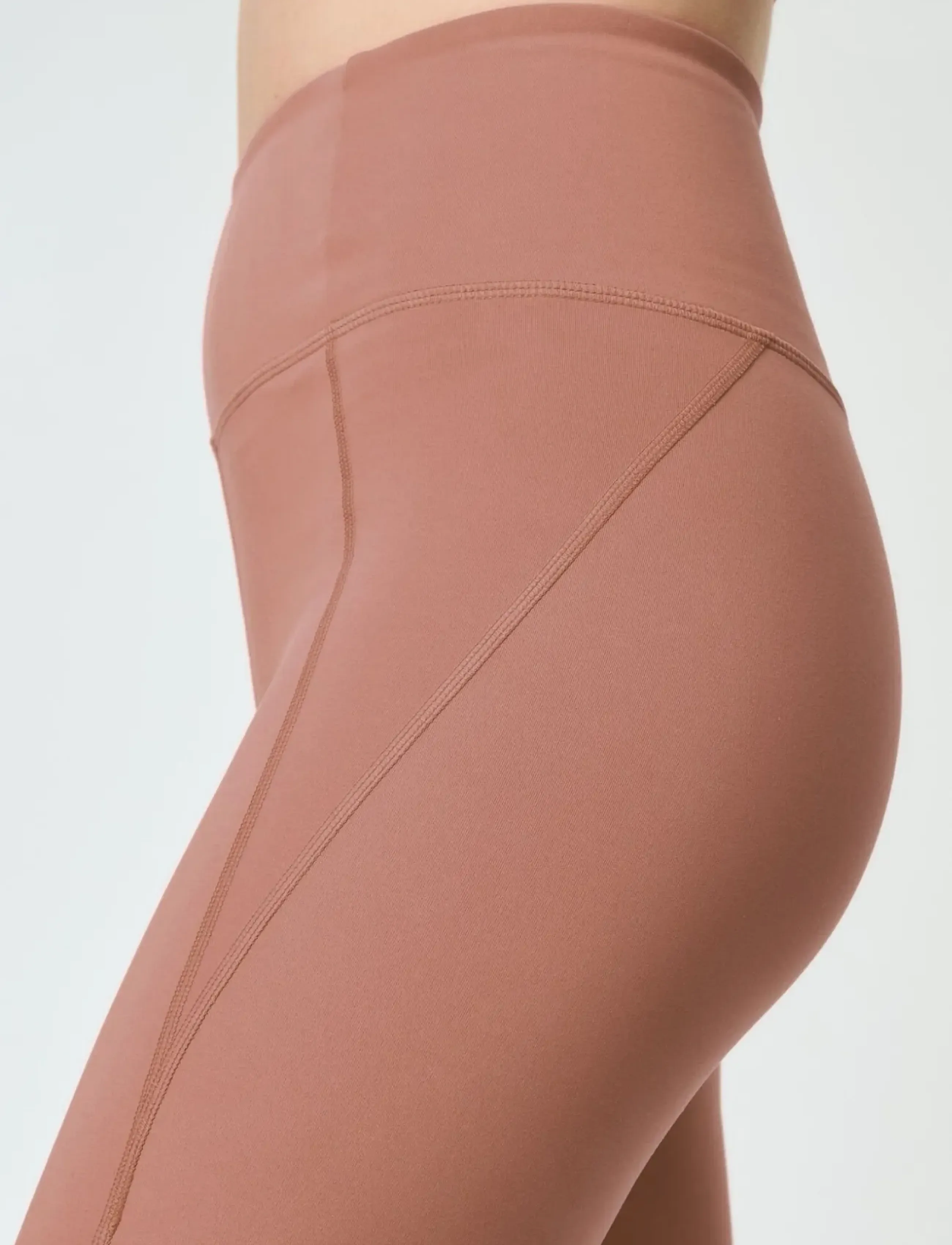 Girlfriend Collective - Compressive High-Rise Legging, 7/8 - 7/8 længde - antler - 5