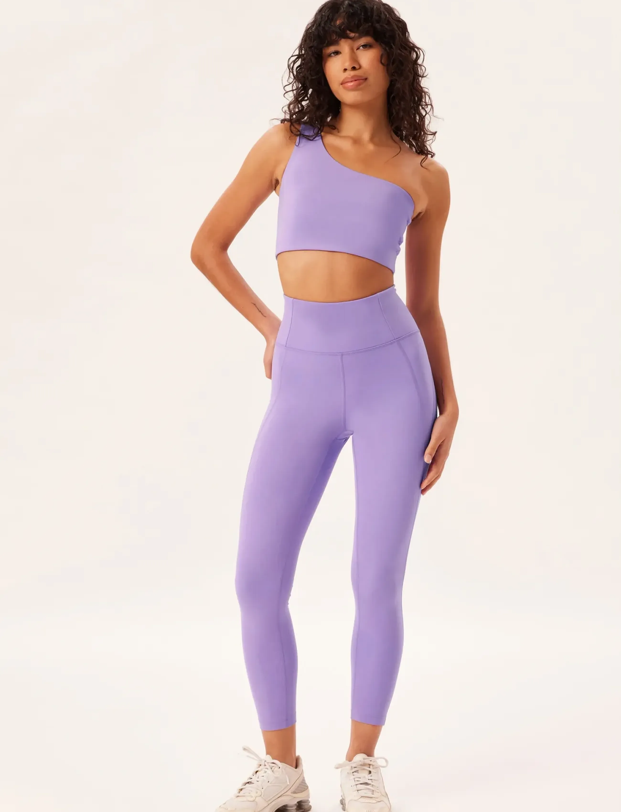 Girlfriend Collective - Compressive High-Rise Legging, 7/8 - 7/8 længde - bougainvillea - 0
