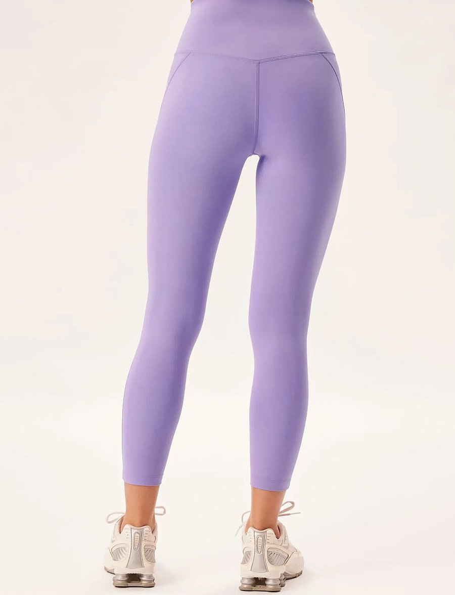 Girlfriend Collective - Compressive High-Rise Legging, 7/8 - 7/8 ilgis - bougainvillea - 3