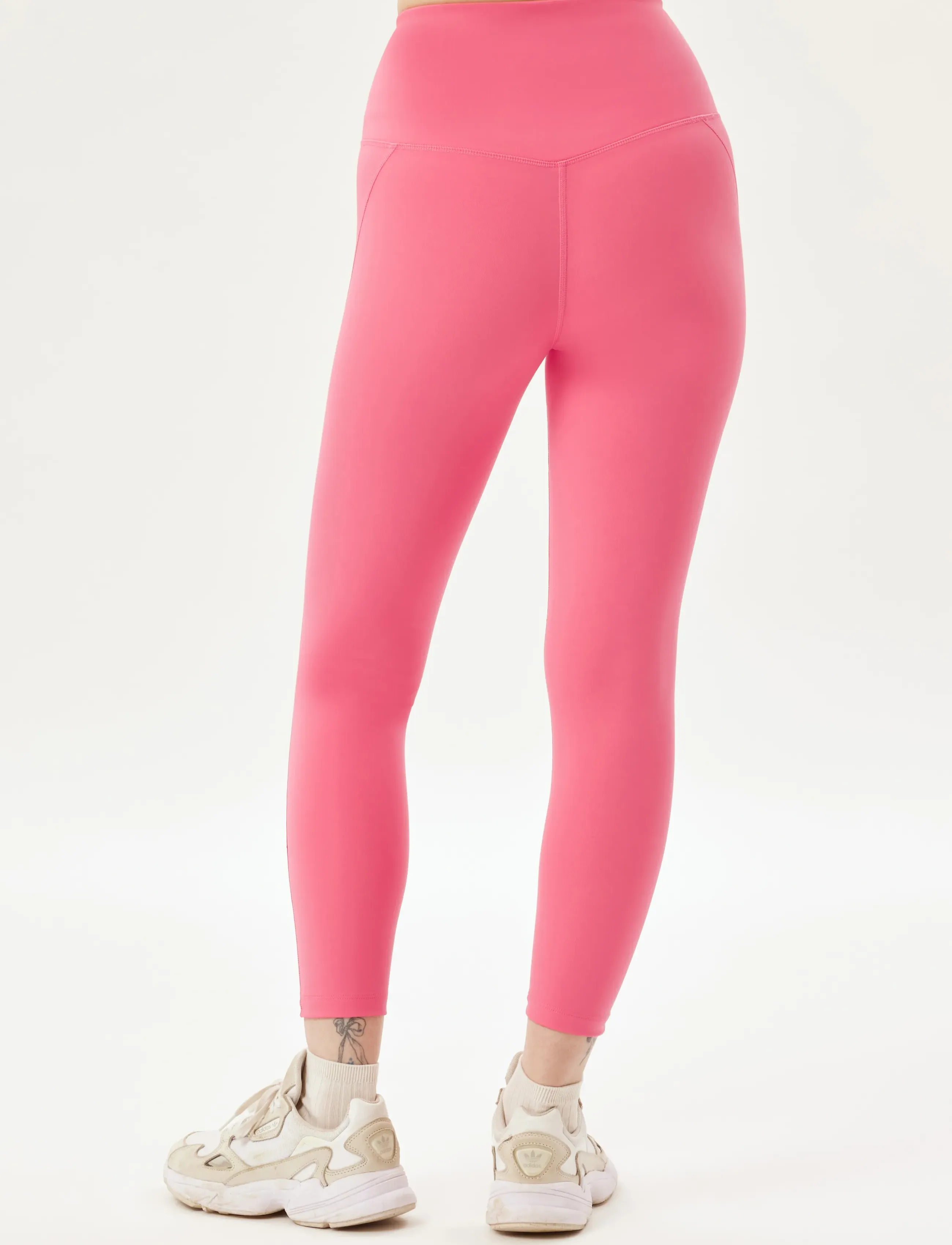 Girlfriend Collective - Compressive High-Rise Legging, 7/8 - 7/8 længde - camellia - 3