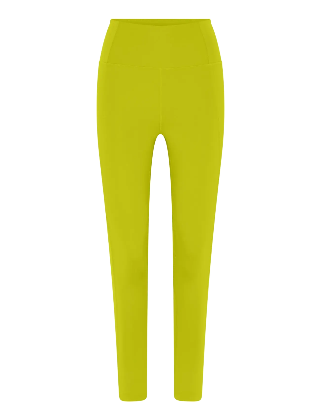 Girlfriend Collective Compressive High-Rise Legging, 7/8 - Riided - CHARTREUSE / green