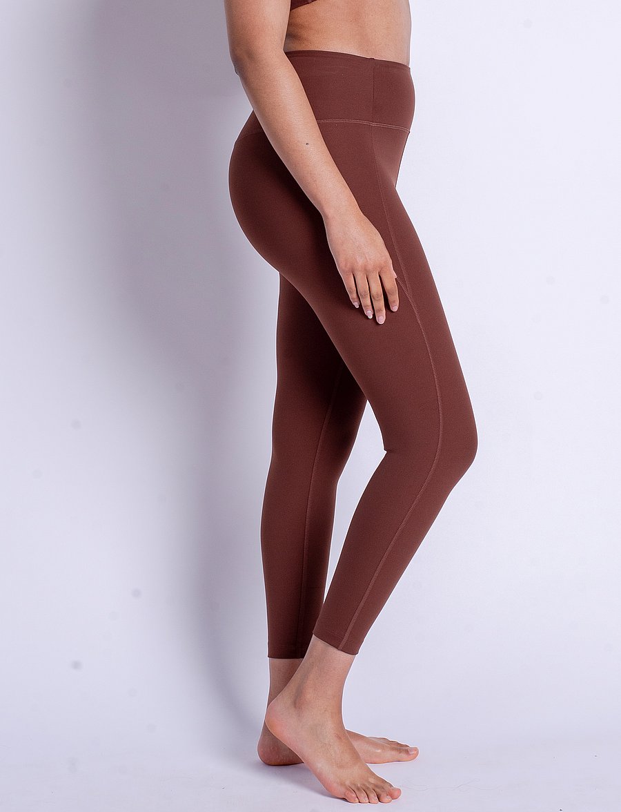 Girlfriend Collective - Compressive High-Rise Legging, 7/8 - 7/8 ilgis - earth - 4