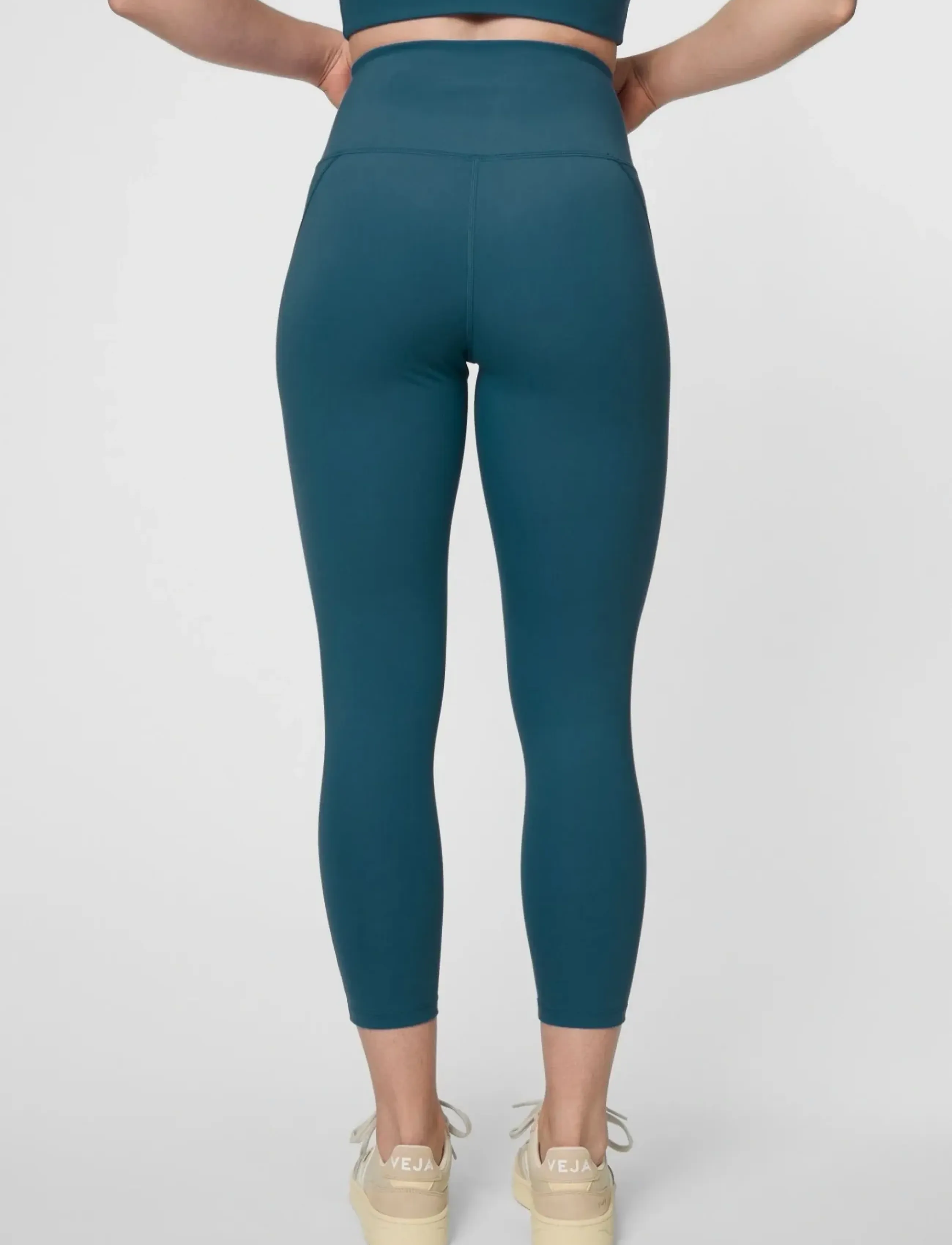 Girlfriend Collective - Compressive High-Rise Legging, 7/8 - 7/8 længde - globe - 3